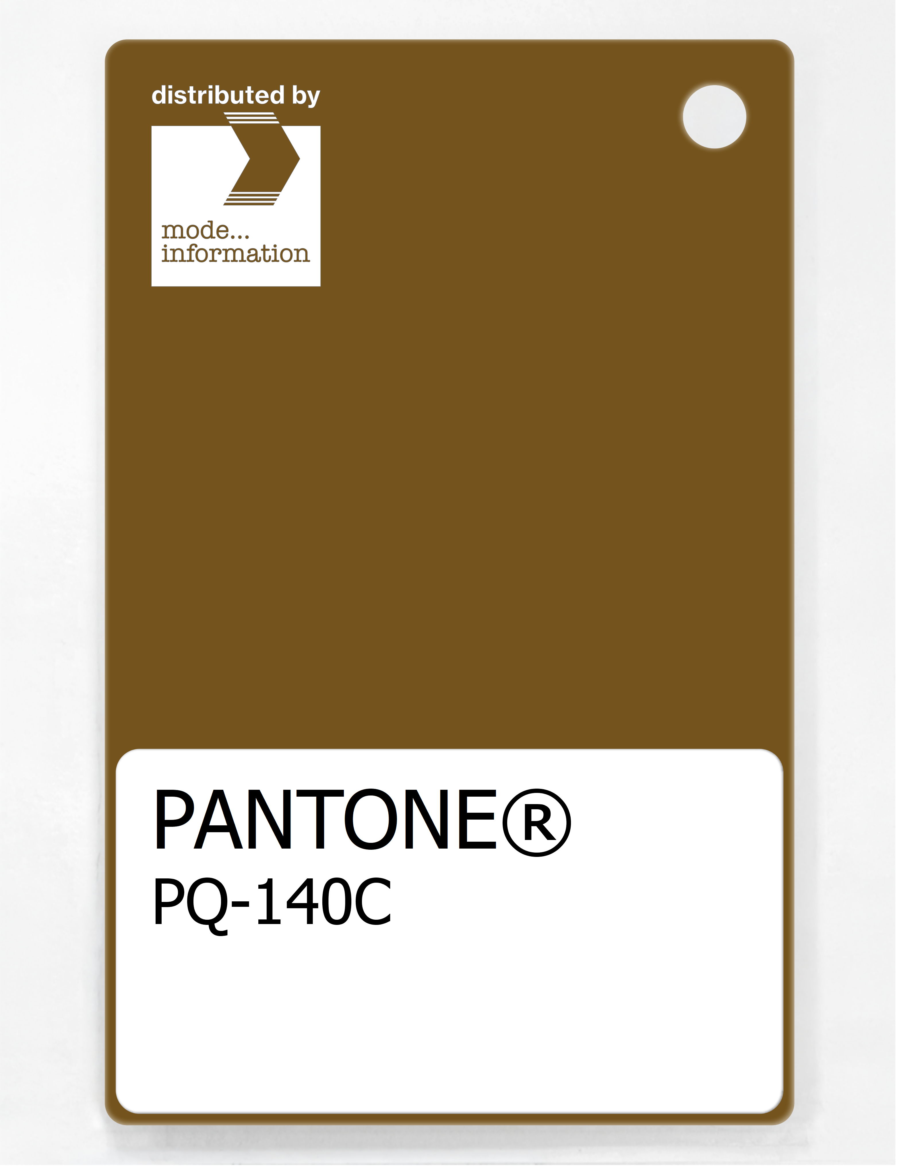 Product image 1 of the product “PANTONE® PLASTIC STANDARD CHIP PQ 140C ”