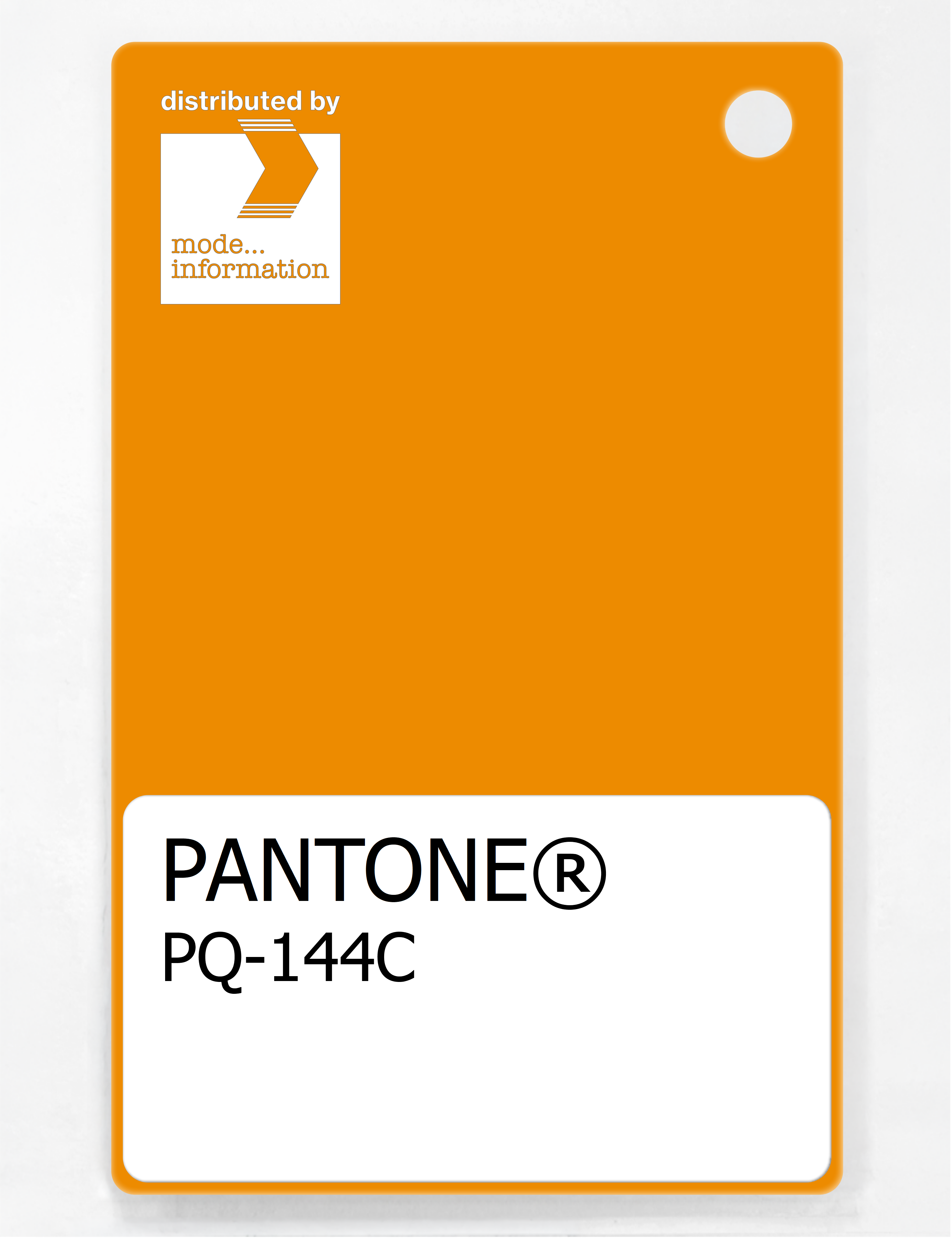 Product image 1 of the product “PANTONE® PLASTIC STANDARD CHIP PQ 144C ”