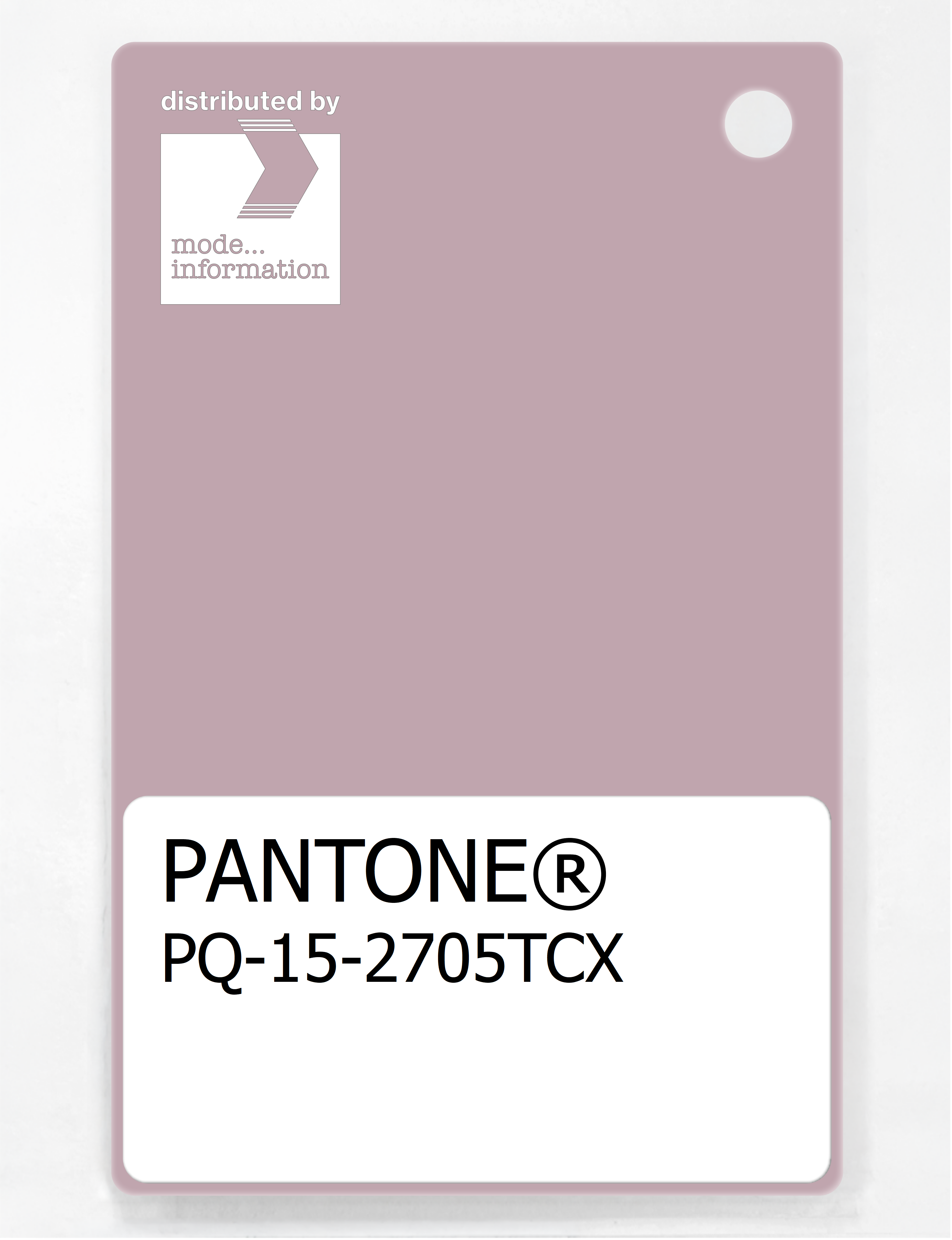 Product image 1 of the product “PANTONE® PLASTIC STANDARD CHIP PQ 15-2705 TCX Keepsake Lilac ”
