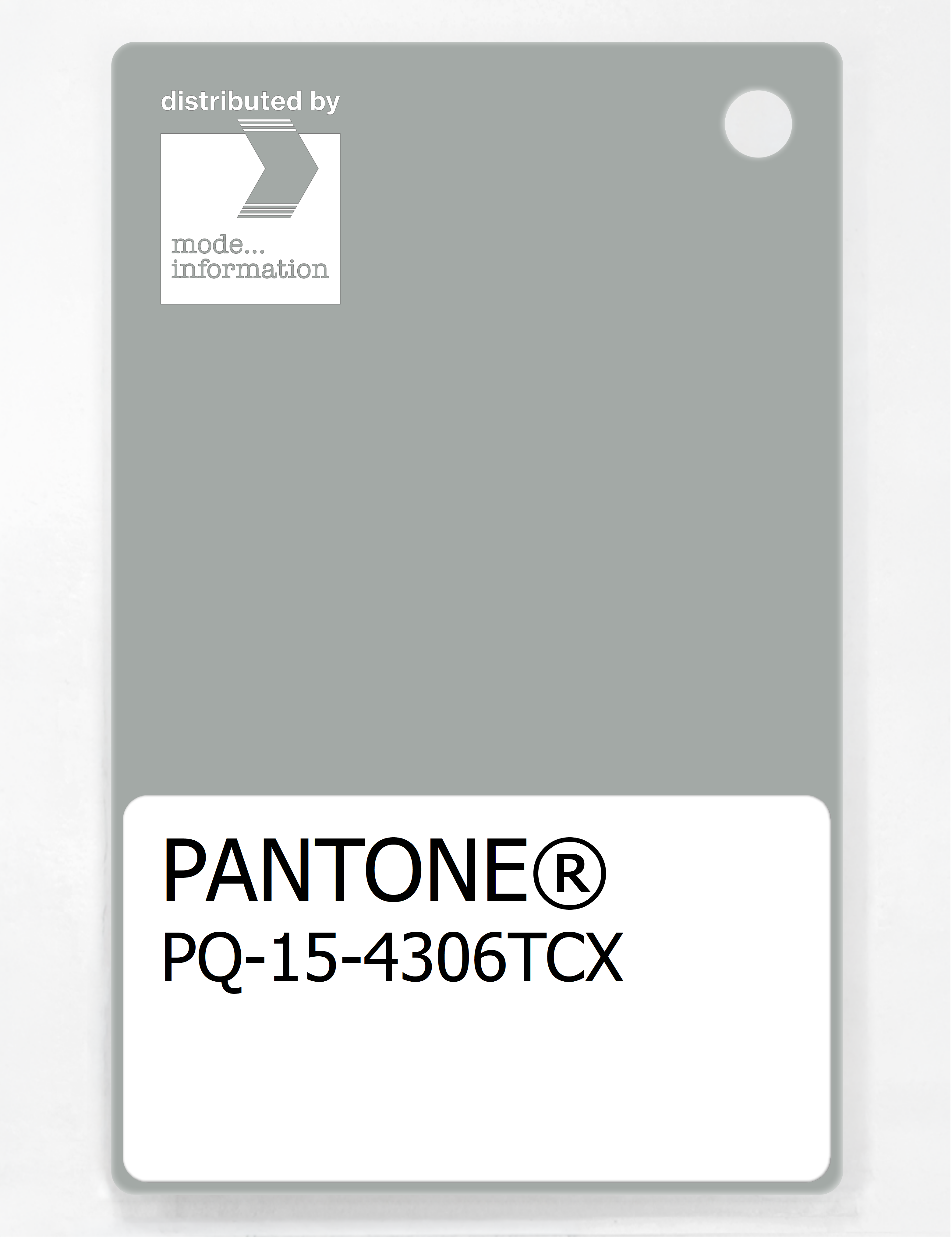Product image 1 of the product “PANTONE® PLASTIC STANDARD CHIP PQ 15-4306 TCX Belgian Block ”