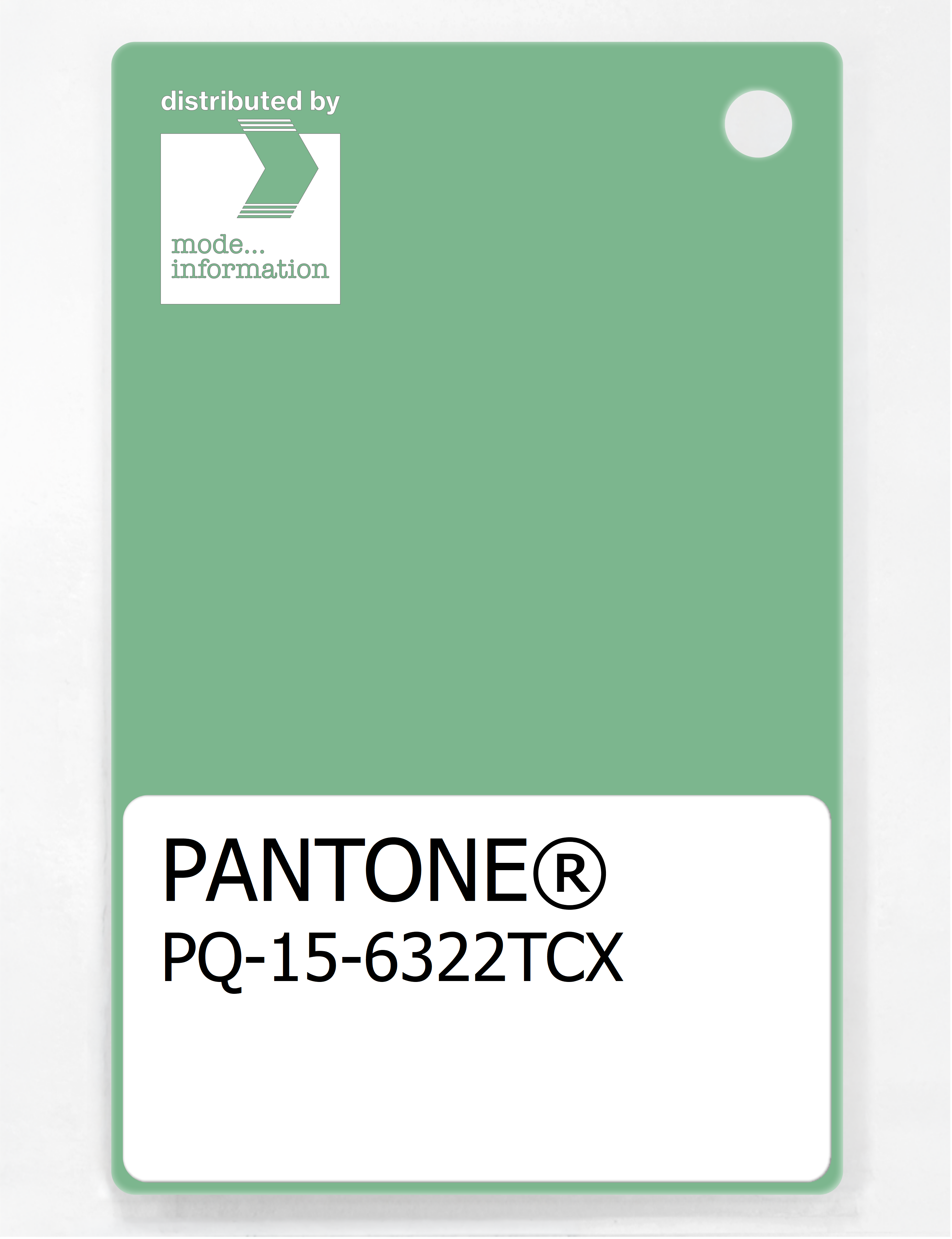 Artikelbild 1 des Artikels “PANTONE® PLASTIC STANDARD CHIP PQ 15-6322 TCX Light Grass Green “