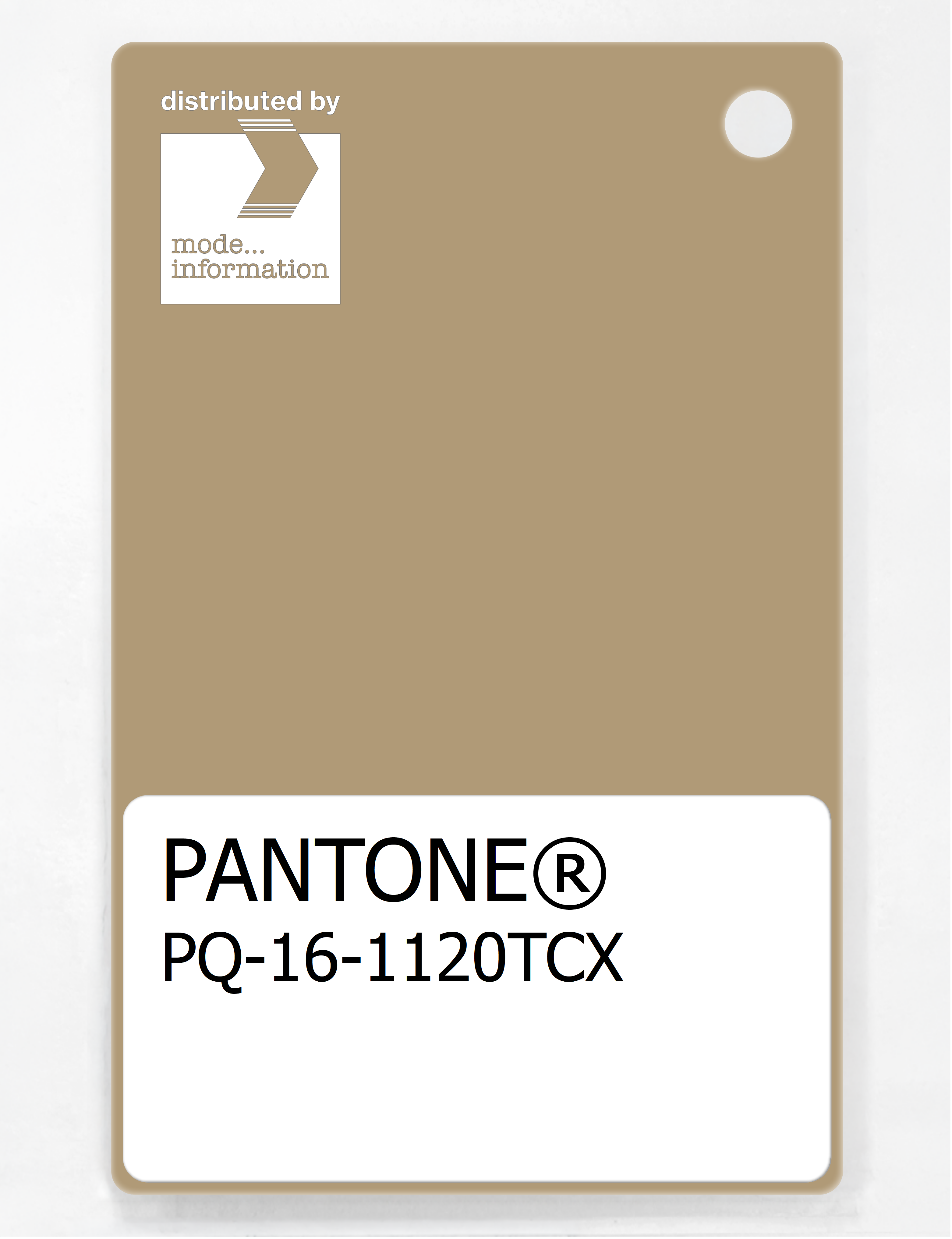 Product image 1 of the product “PANTONE® PLASTIC STANDARD CHIP PQ 16-1120 TCX Starfish ”