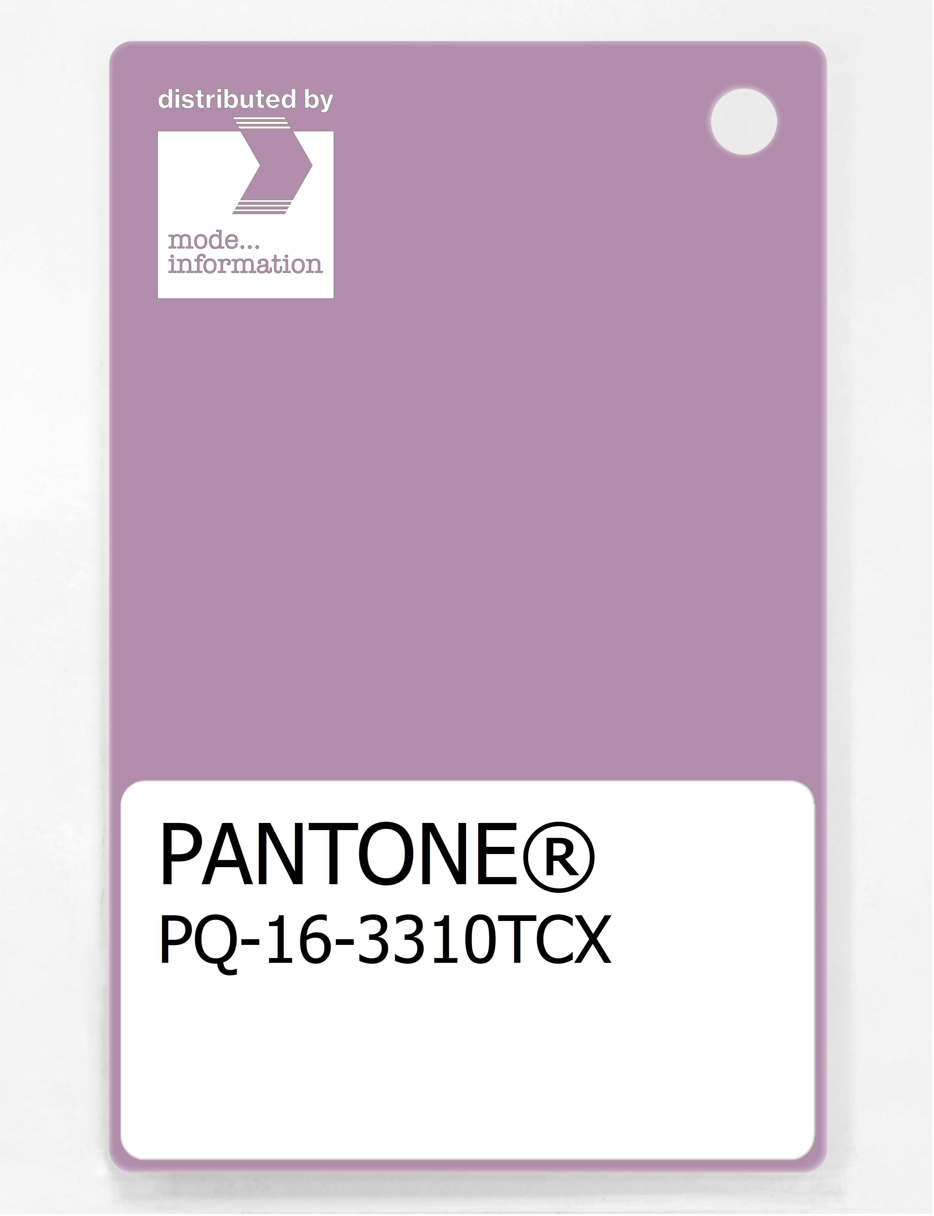 Product image 1 of the product “PANTONE® PLASTIC STANDARD CHIP PQ 16-3310 TCX Lavender Herb ”