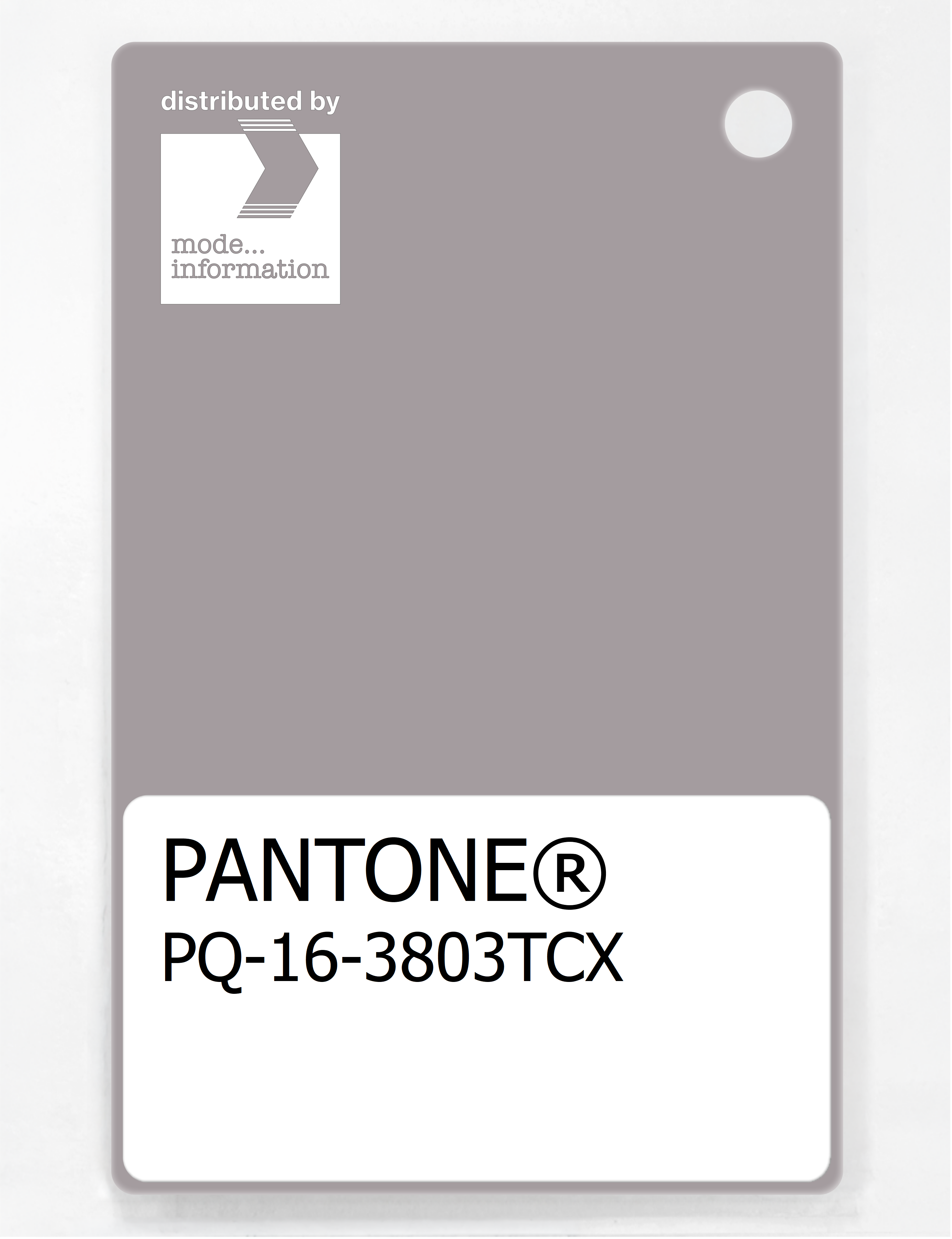Artikelbild 1 des Artikels “PANTONE® PLASTIC STANDARD CHIP PQ 16-3803 TCX Gull Gray “