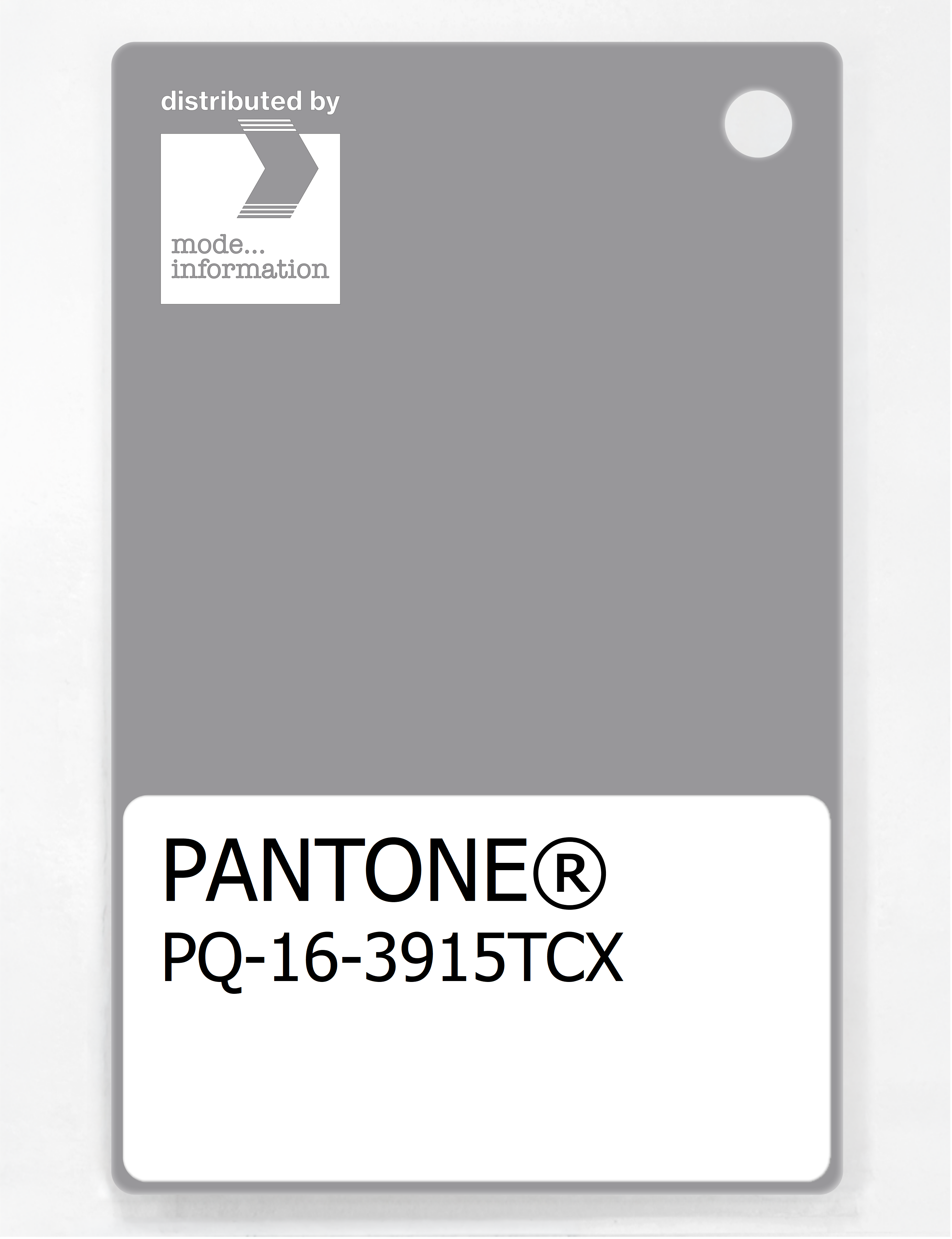 Product image 1 of the product “PANTONE® PLASTIC STANDARD CHIP PQ 16-3915 TCX Alloy ”