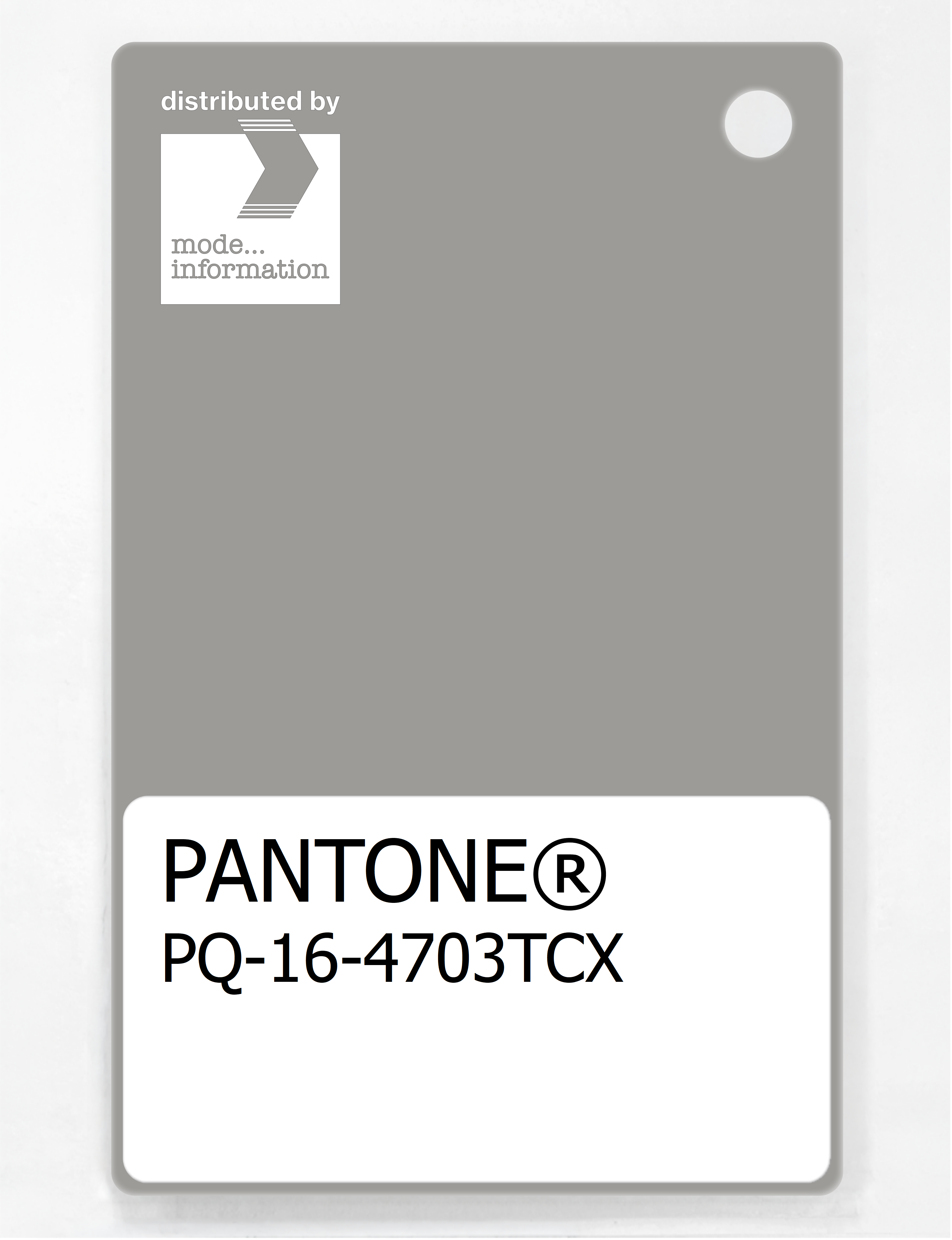 Artikelbild 1 des Artikels “PANTONE® PLASTIC STANDARD CHIP PQ 16-4703 TCX Ghost Gray “