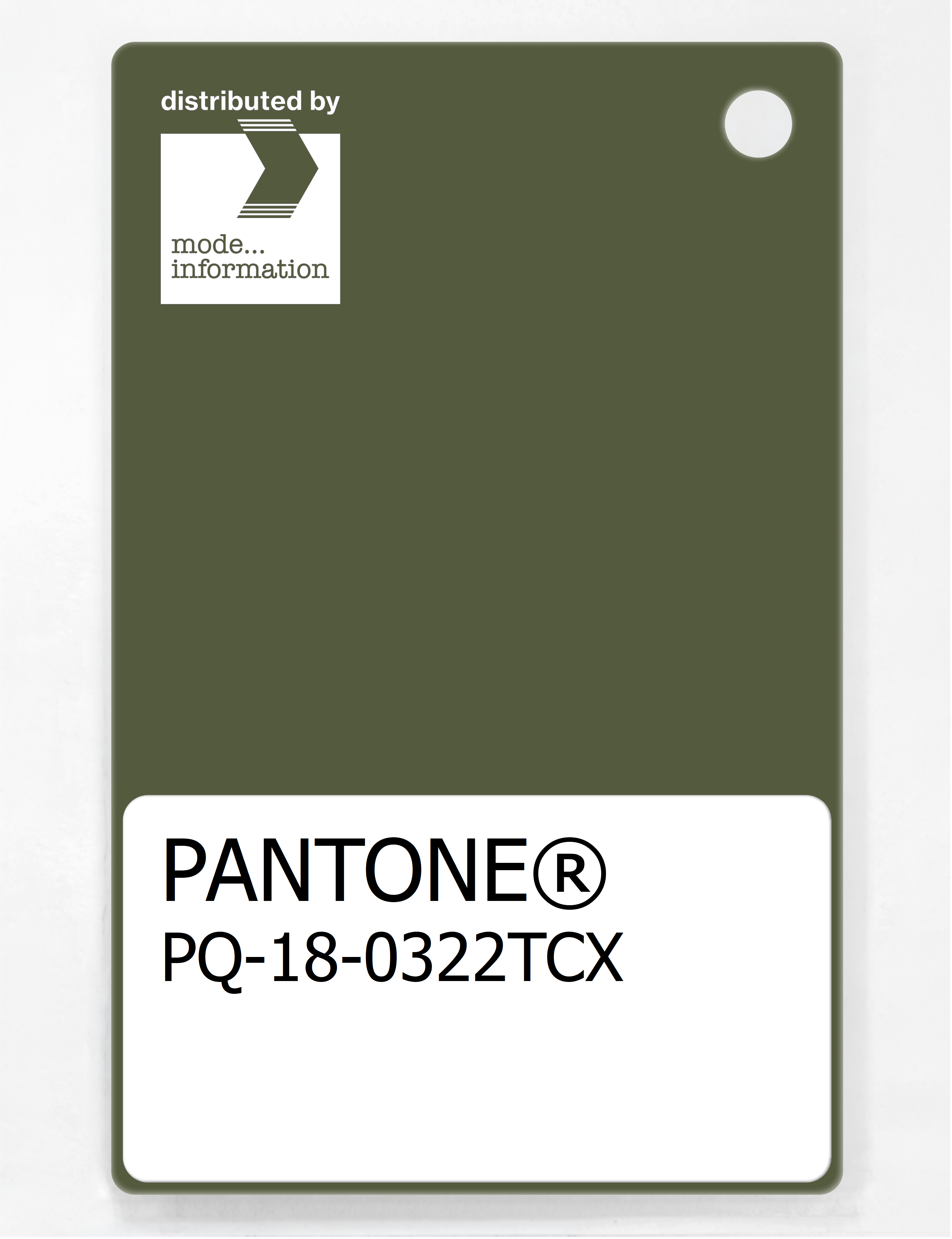 Artikelbild 1 des Artikels “PANTONE® PLASTIC STANDARD CHIP PQ 18-0322 TCX Cypress “