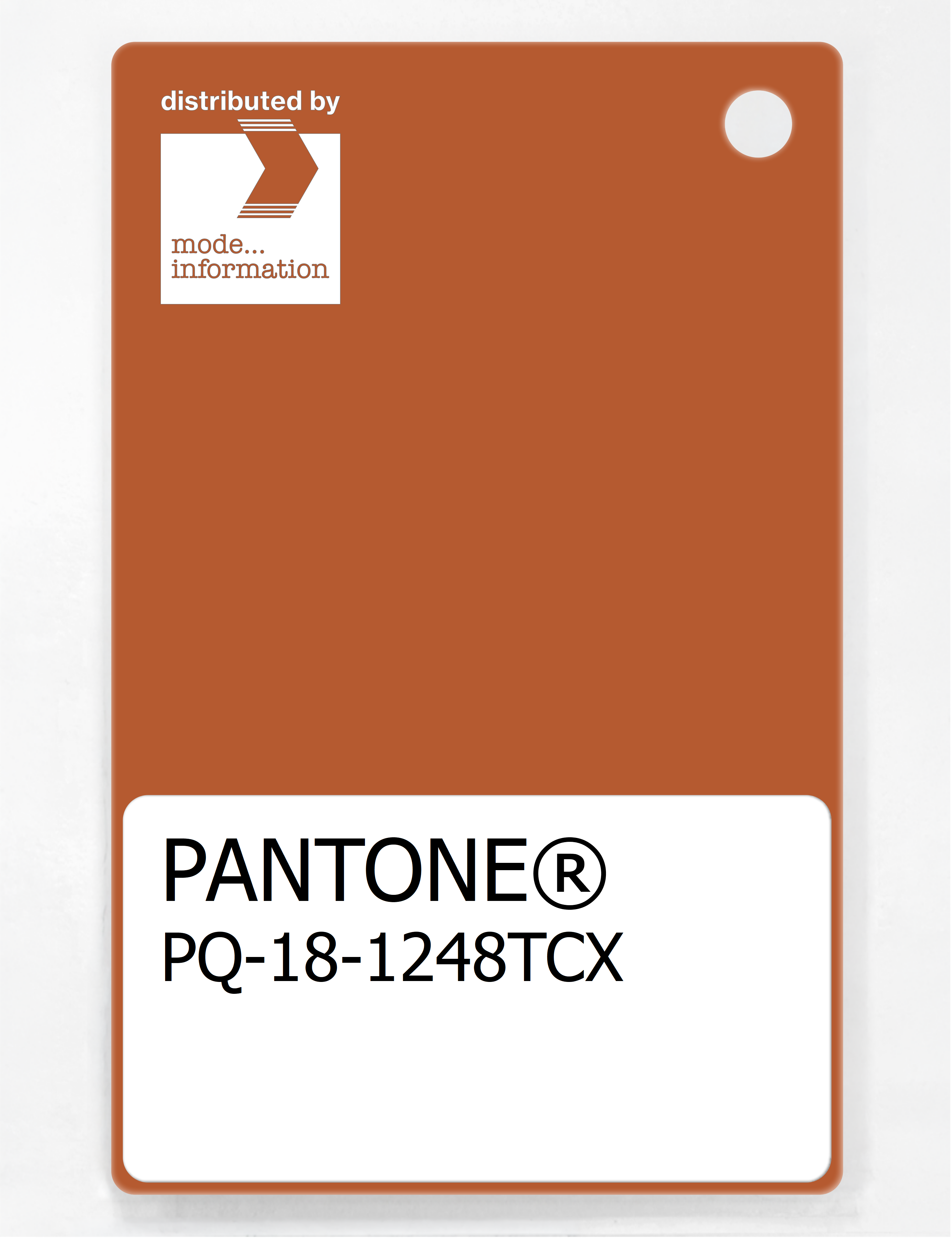 Artikelbild 1 des Artikels “PANTONE® PLASTIC STANDARD CHIP PQ 18-1248 TCX Rust “
