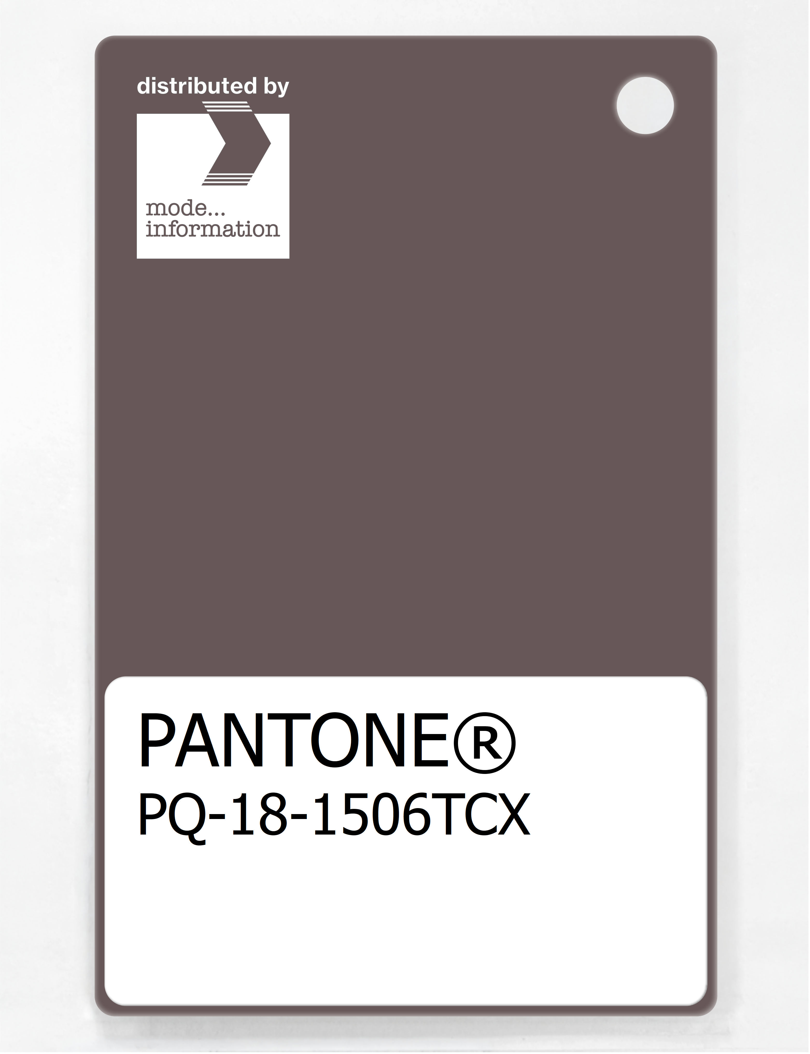 Artikelbild 1 des Artikels “PANTONE® PLASTIC STANDARD CHIP PQ 18-1506 TCX Plum Truffle “