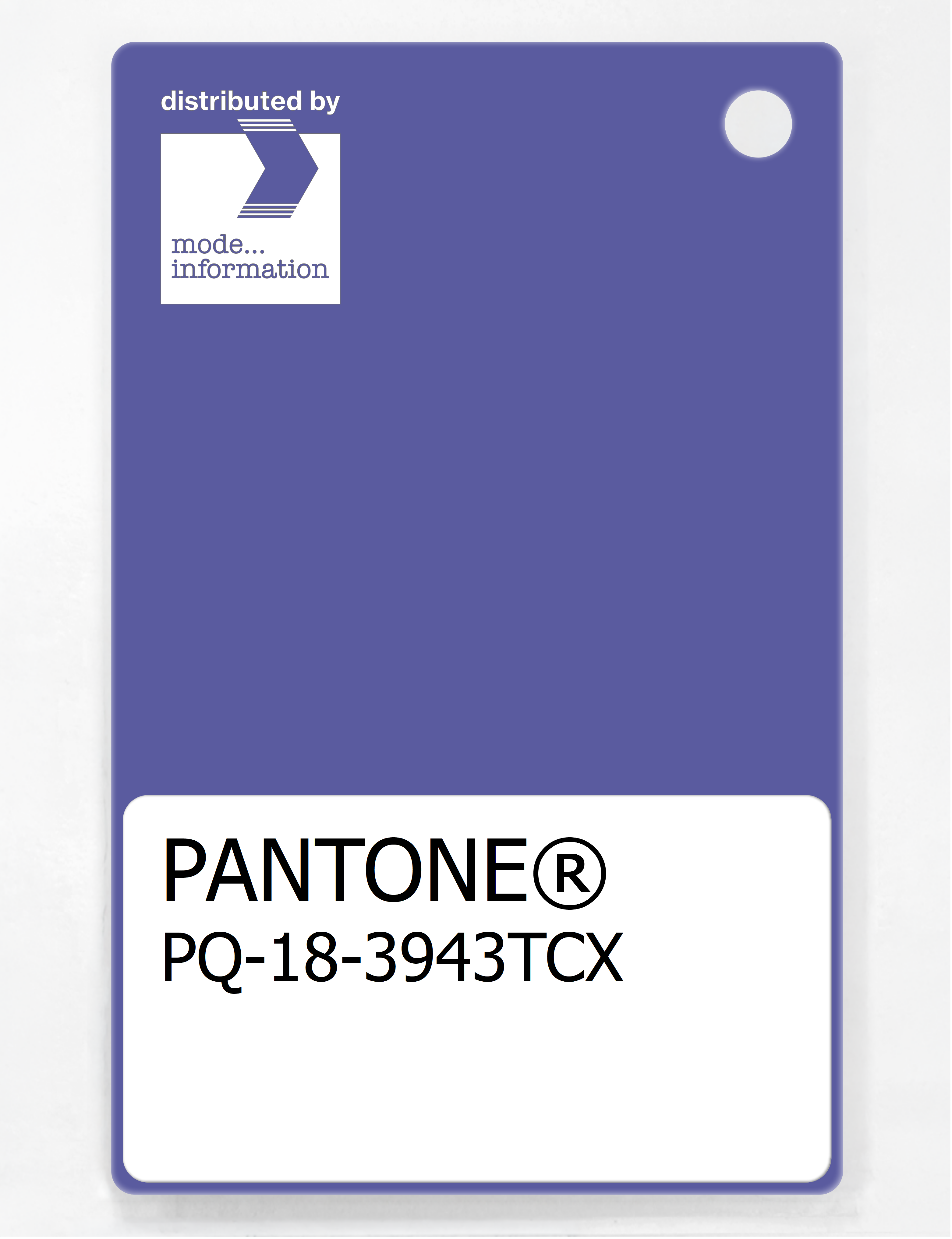 Artikelbild 1 des Artikels “PANTONE® PLASTIC STANDARD CHIP PQ 18-3943 TCX Blue Iris “