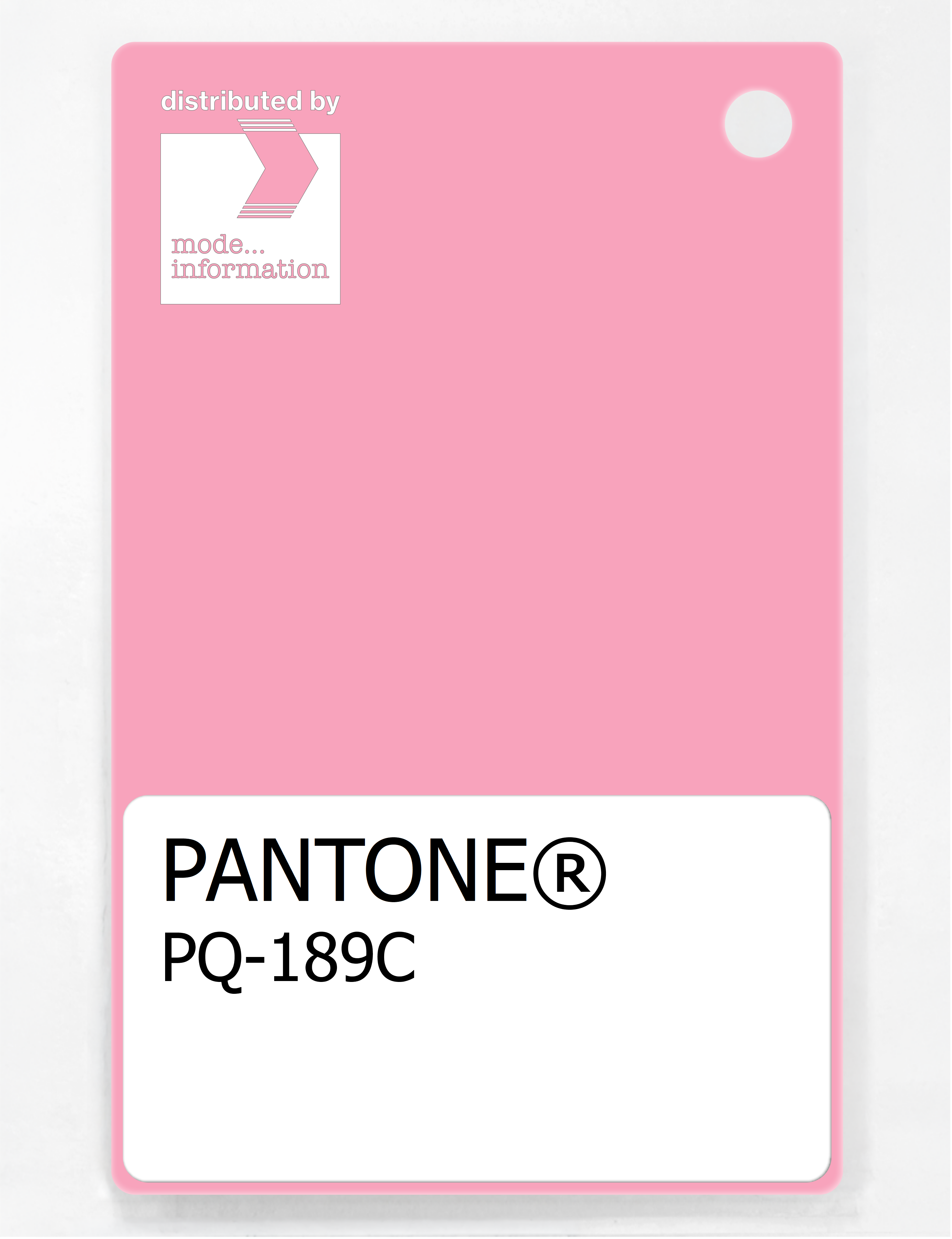 Artikelbild 1 des Artikels “PANTONE® PLASTIC STANDARD CHIP PQ 189C “