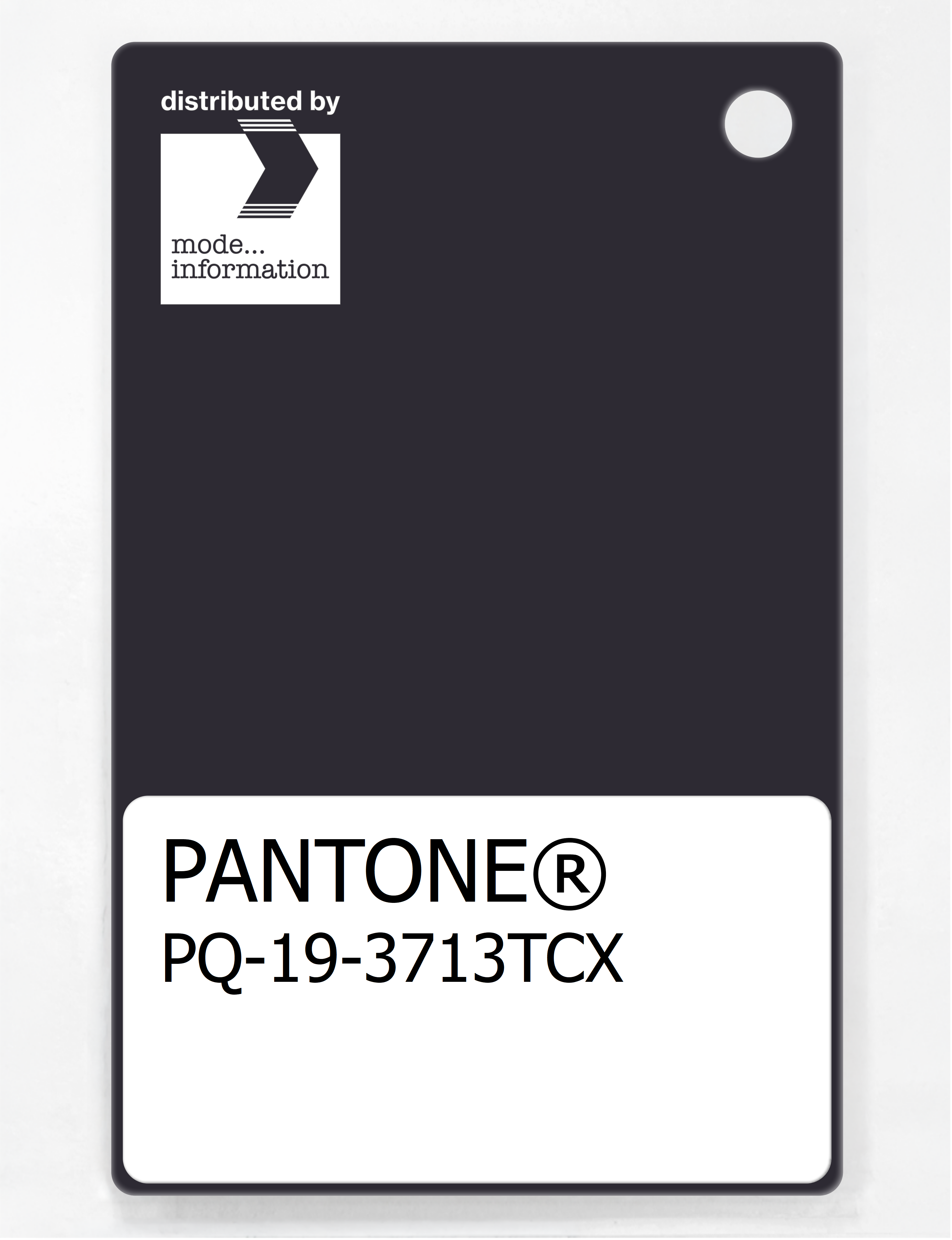 Product image 1 of the product “PANTONE® PLASTIC STANDARD CHIP PQ 19-3713 TCX Deep Well ”