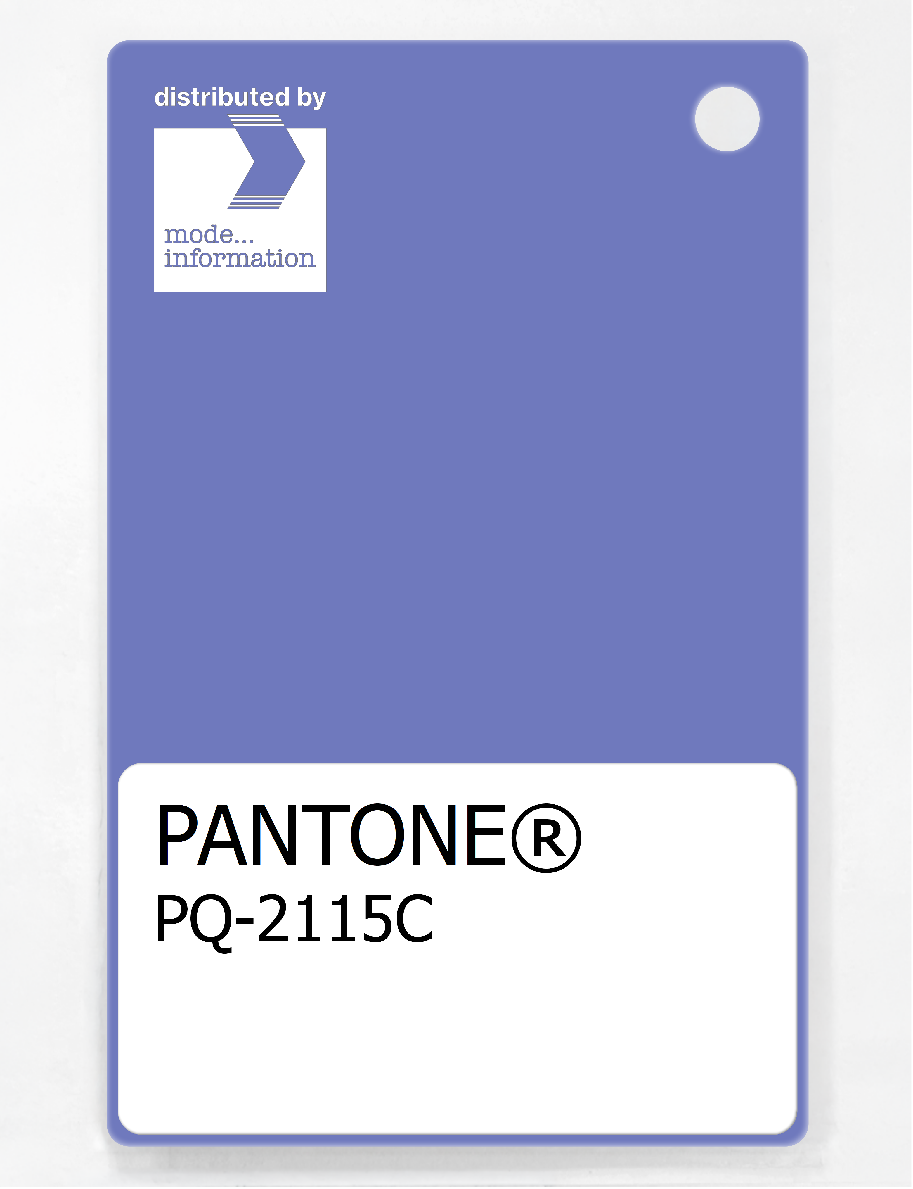 Product image 1 of the product “PANTONE® PLASTIC STANDARD CHIP PQ 2115C ”
