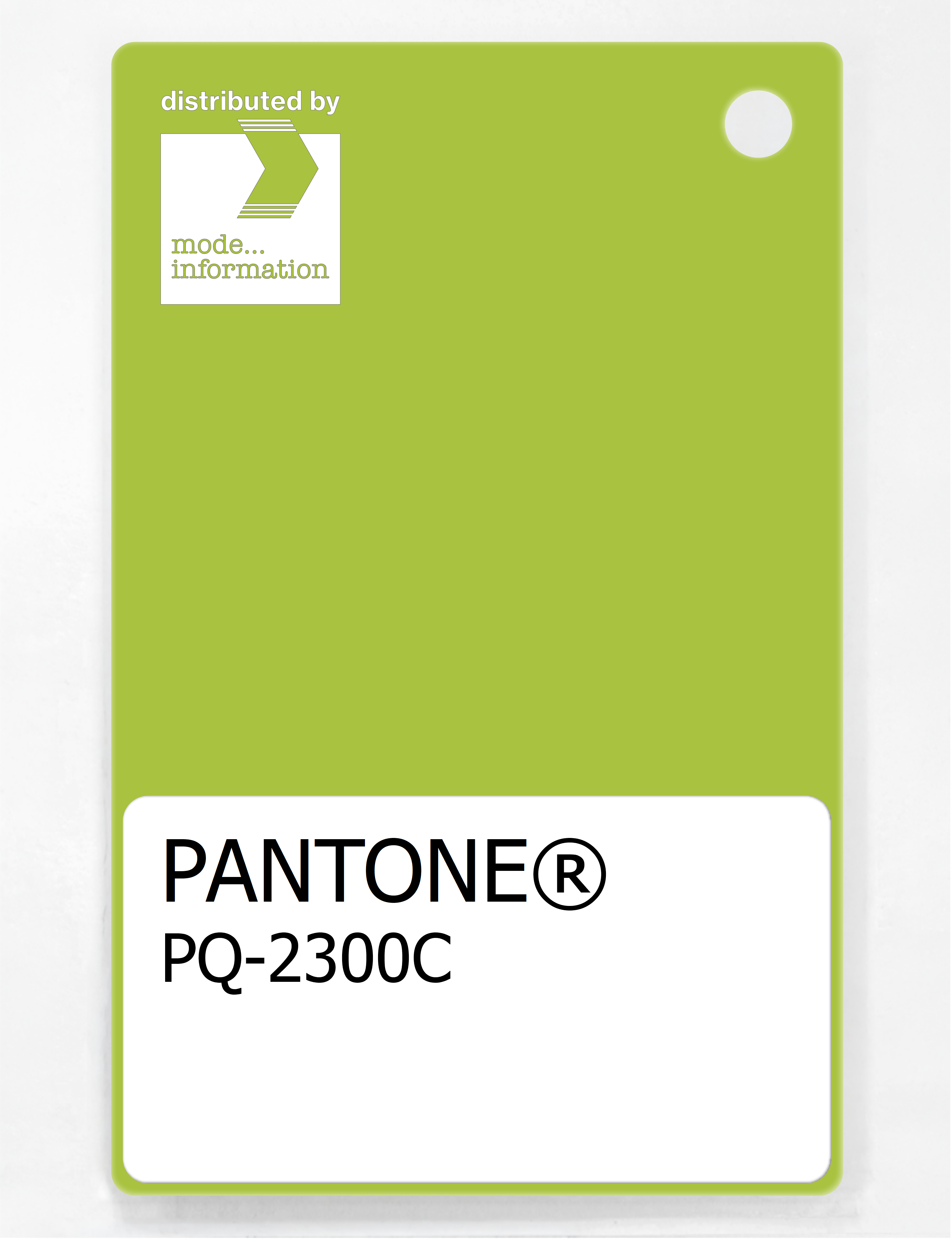Product image 1 of the product “PANTONE® PLASTIC STANDARD CHIP PQ 2300C ”