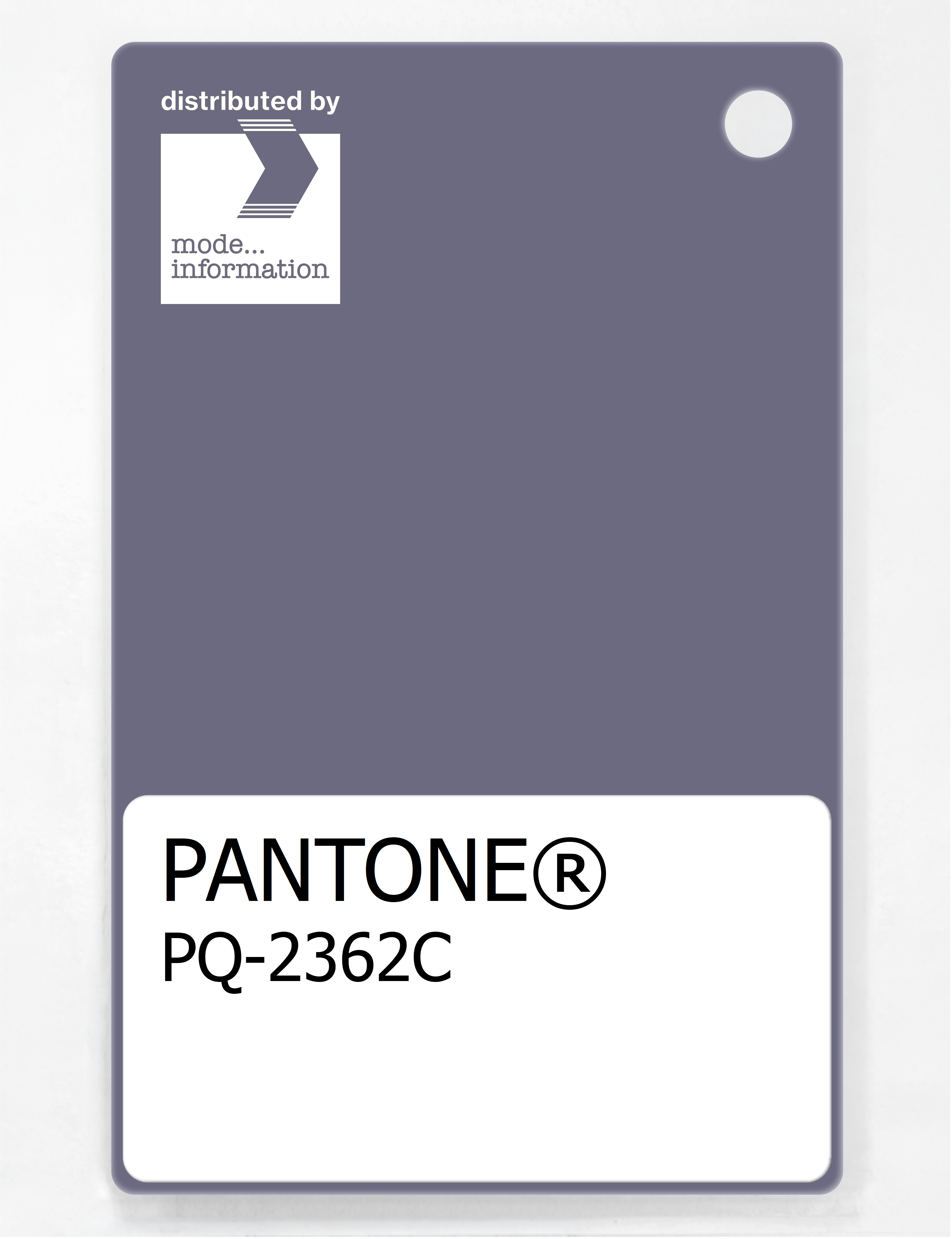 Product image 1 of the product “PANTONE® PLASTIC STANDARD CHIP PQ 2362C ”