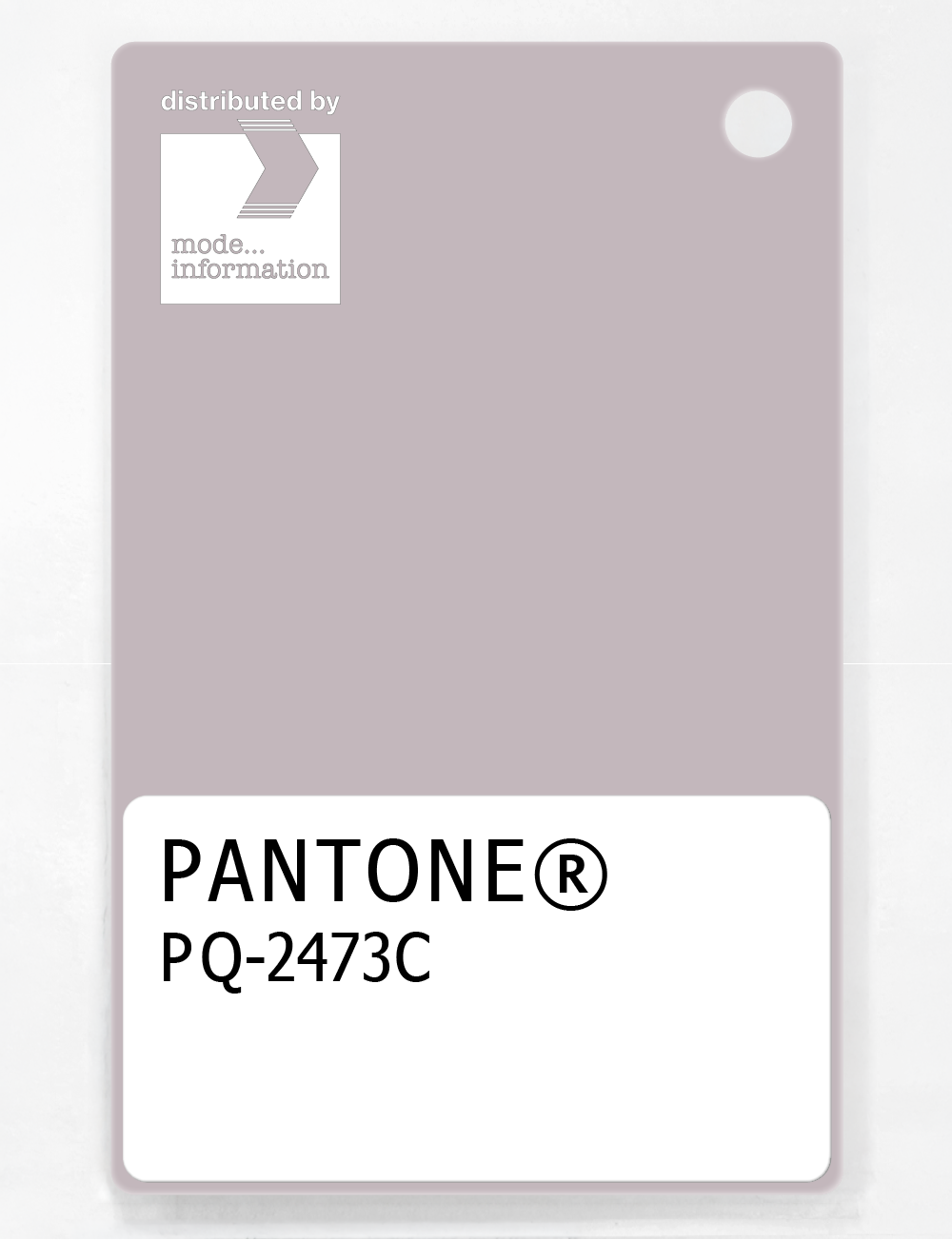 Product image 1 of the product “PANTONE® PLASTIC STANDARD CHIP PQ 2473C ”