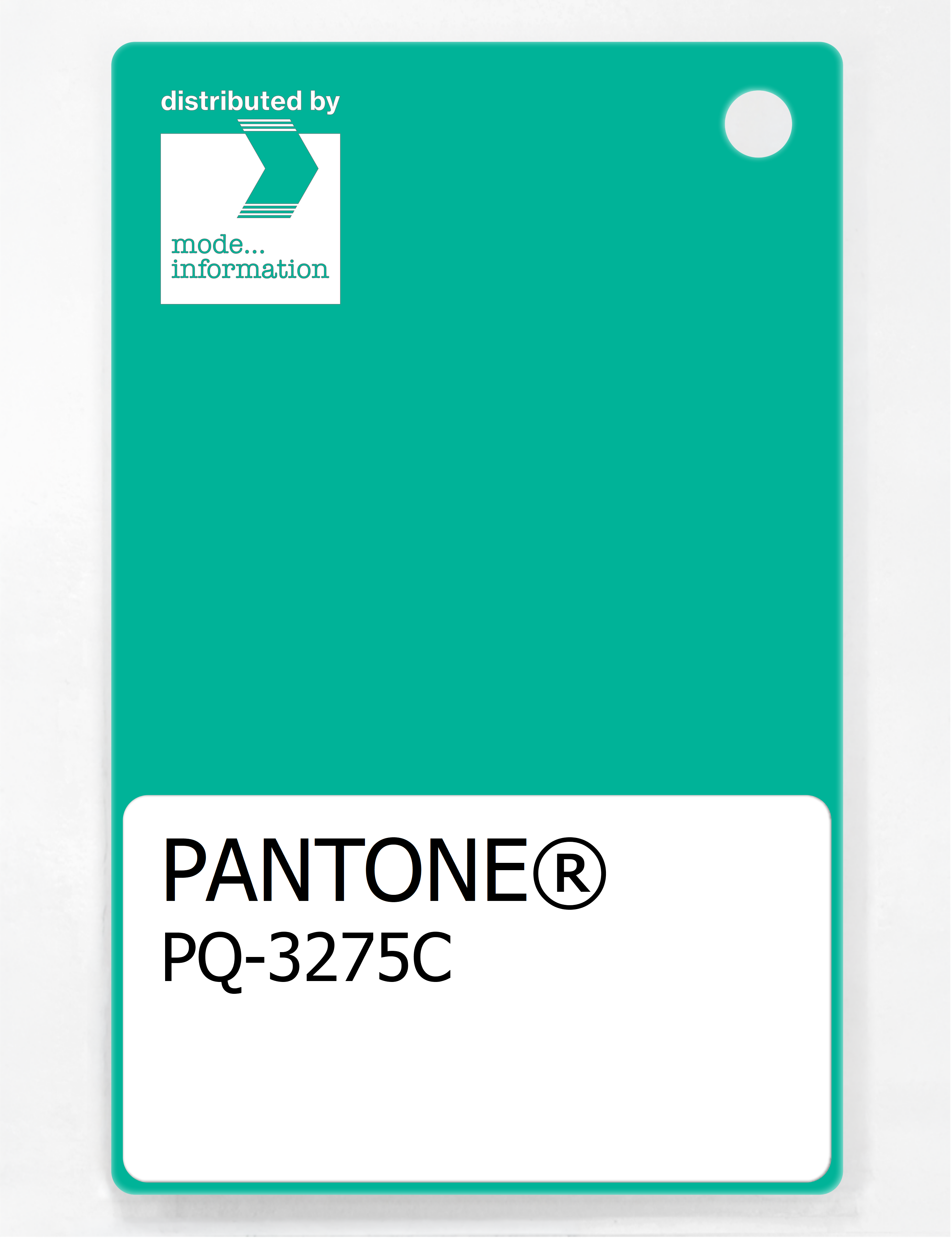 Product image 1 of the product “PANTONE® PLASTIC STANDARD CHIP PQ 3275C ”