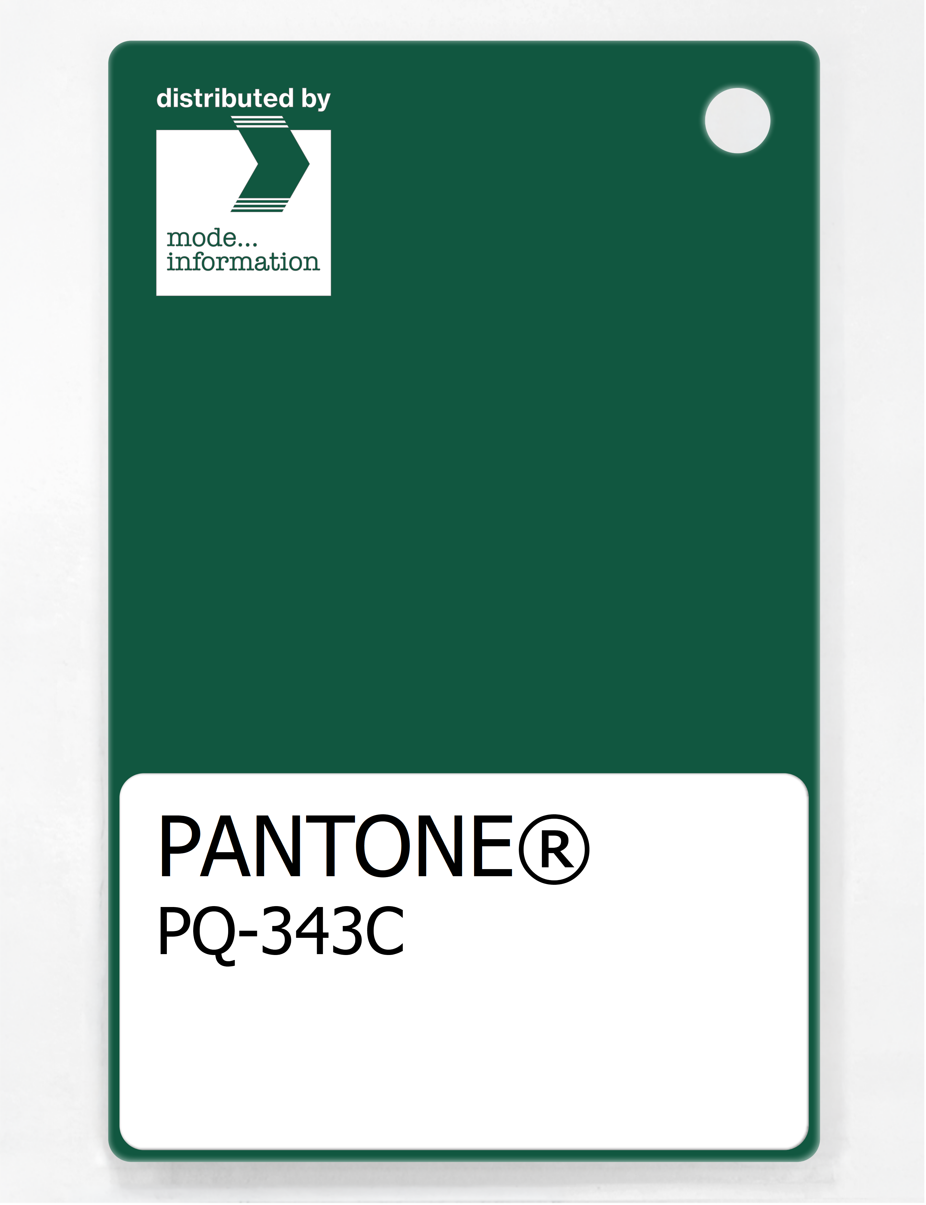 Product image 1 of the product “PANTONE® PLASTIC STANDARD CHIP PQ 343C ”