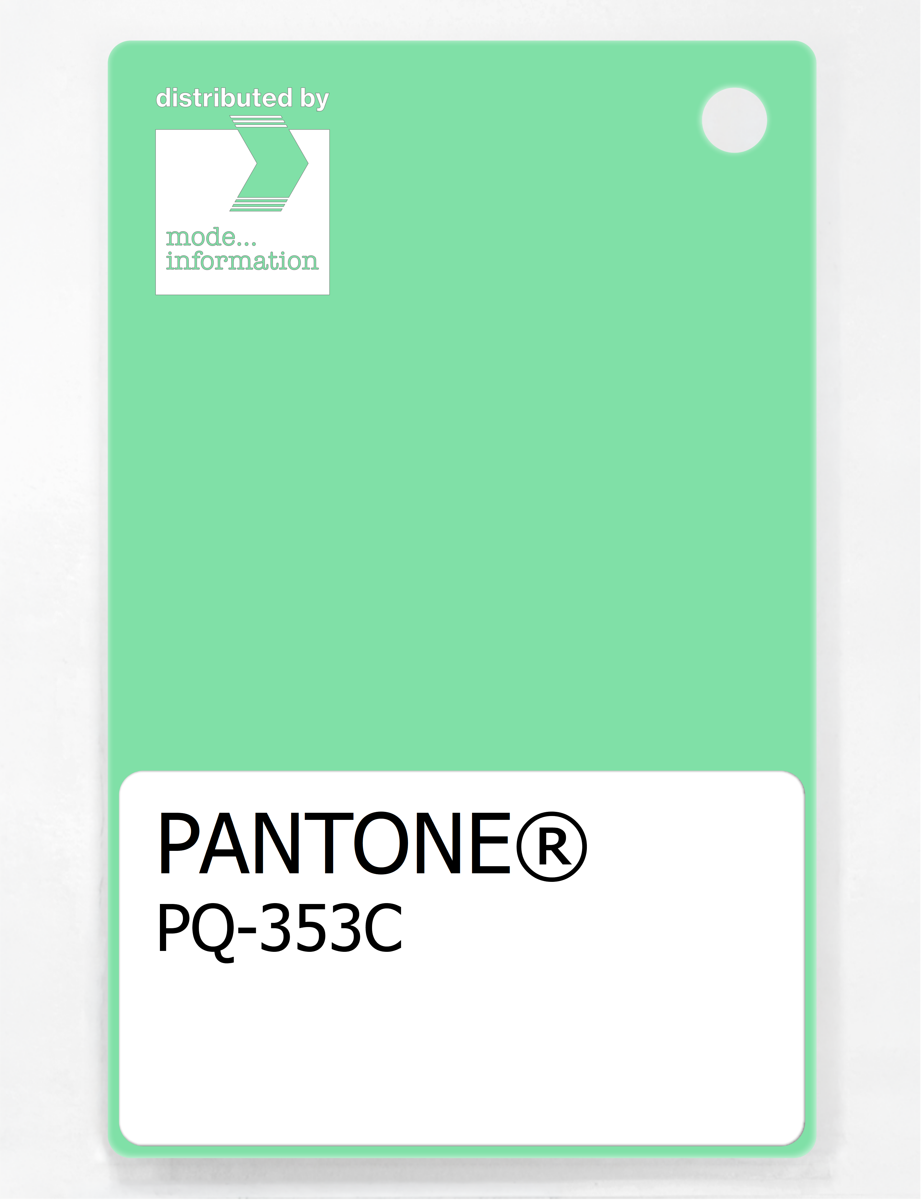 Artikelbild 1 des Artikels “PANTONE® PLASTIC STANDARD CHIP PQ 353C “