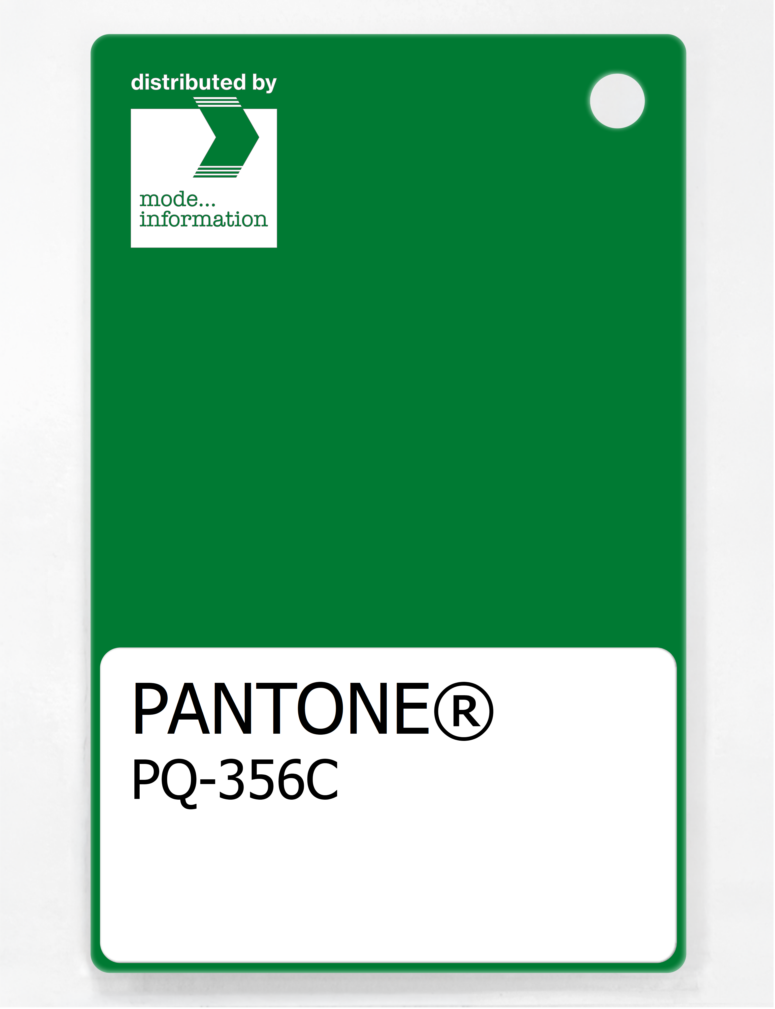 Product image 1 of the product “PANTONE® PLASTIC STANDARD CHIP PQ 356C ”