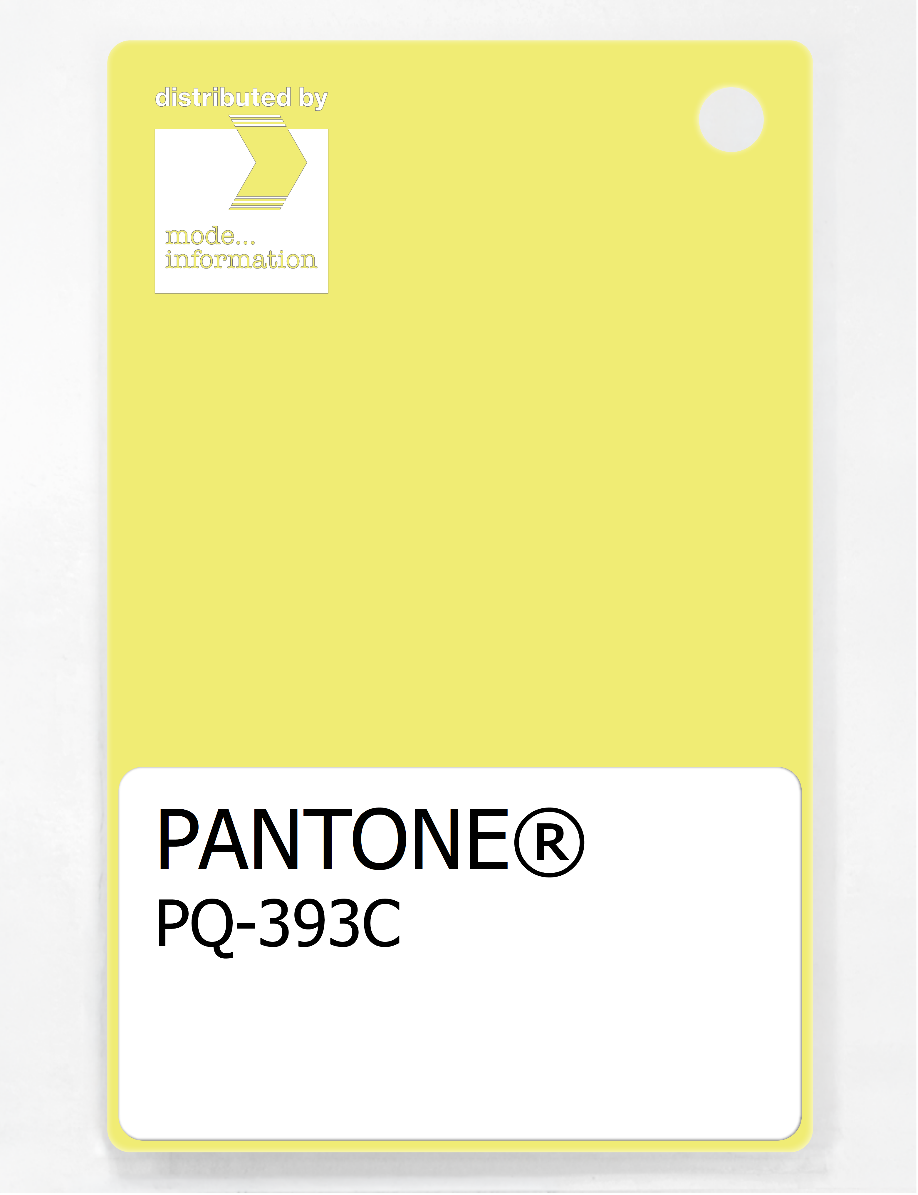 Product image 1 of the product “PANTONE® PLASTIC STANDARD CHIP PQ 393C ”