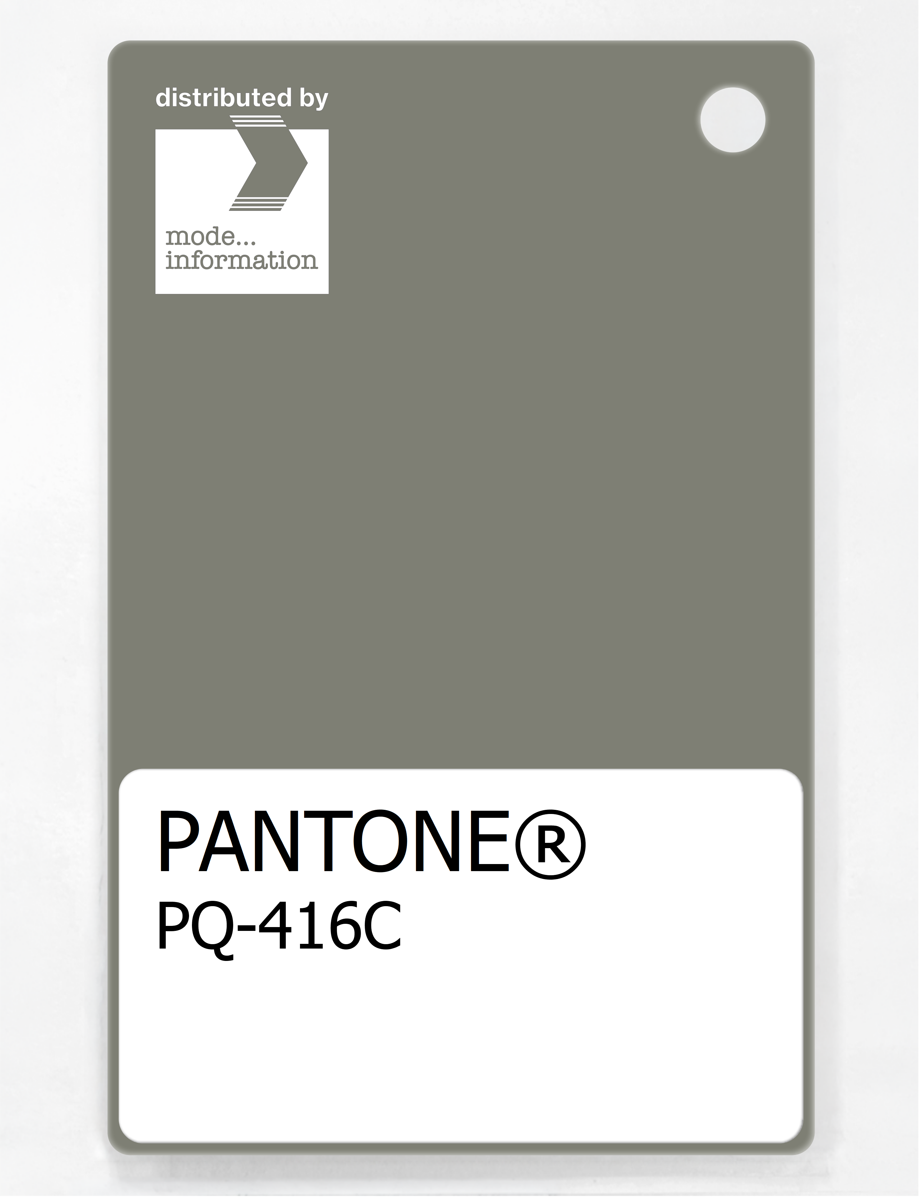 Product image 1 of the product “PANTONE® PLASTIC STANDARD CHIP PQ 416C ”