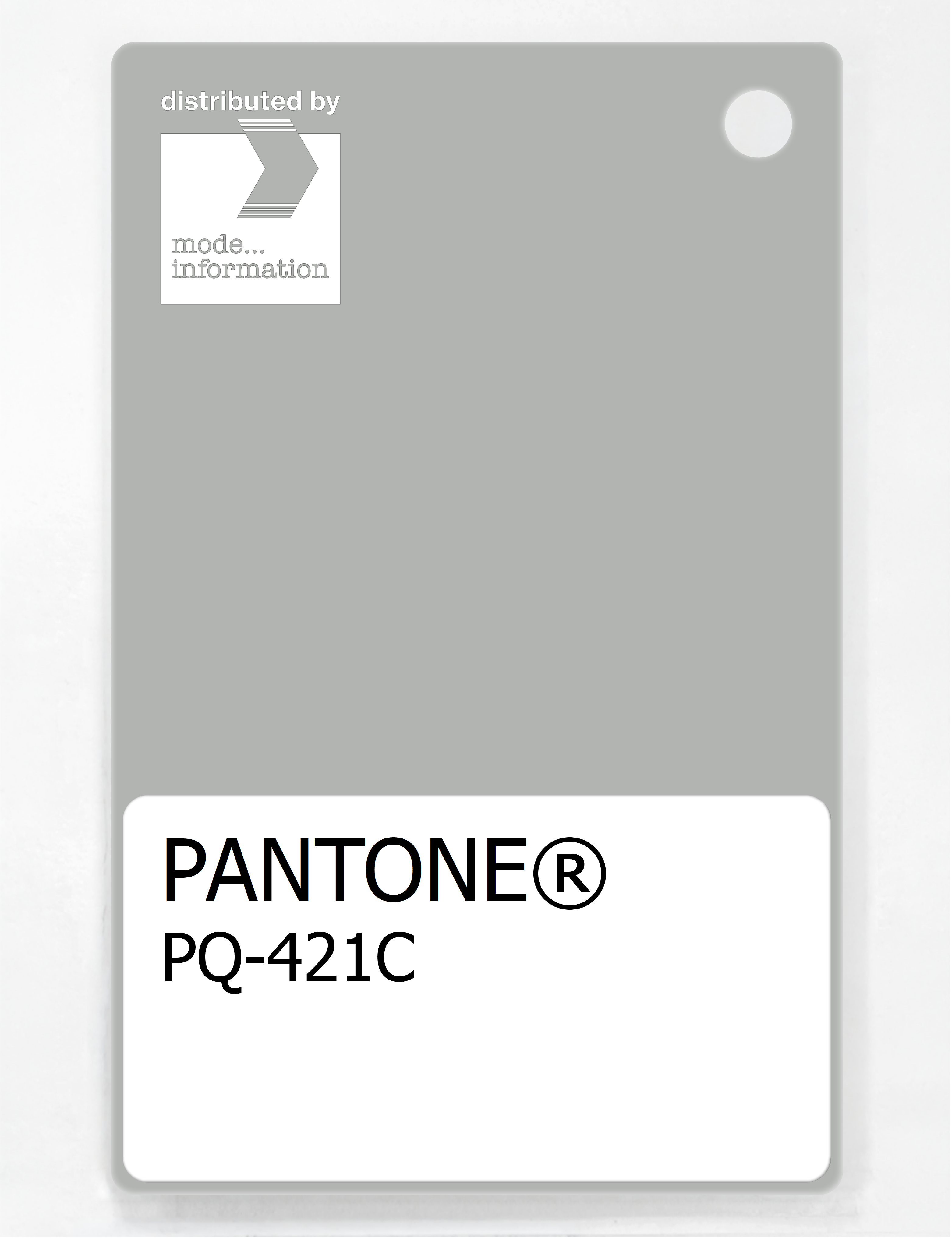 Product image 1 of the product “PANTONE® PLASTIC STANDARD CHIP PQ 421C ”