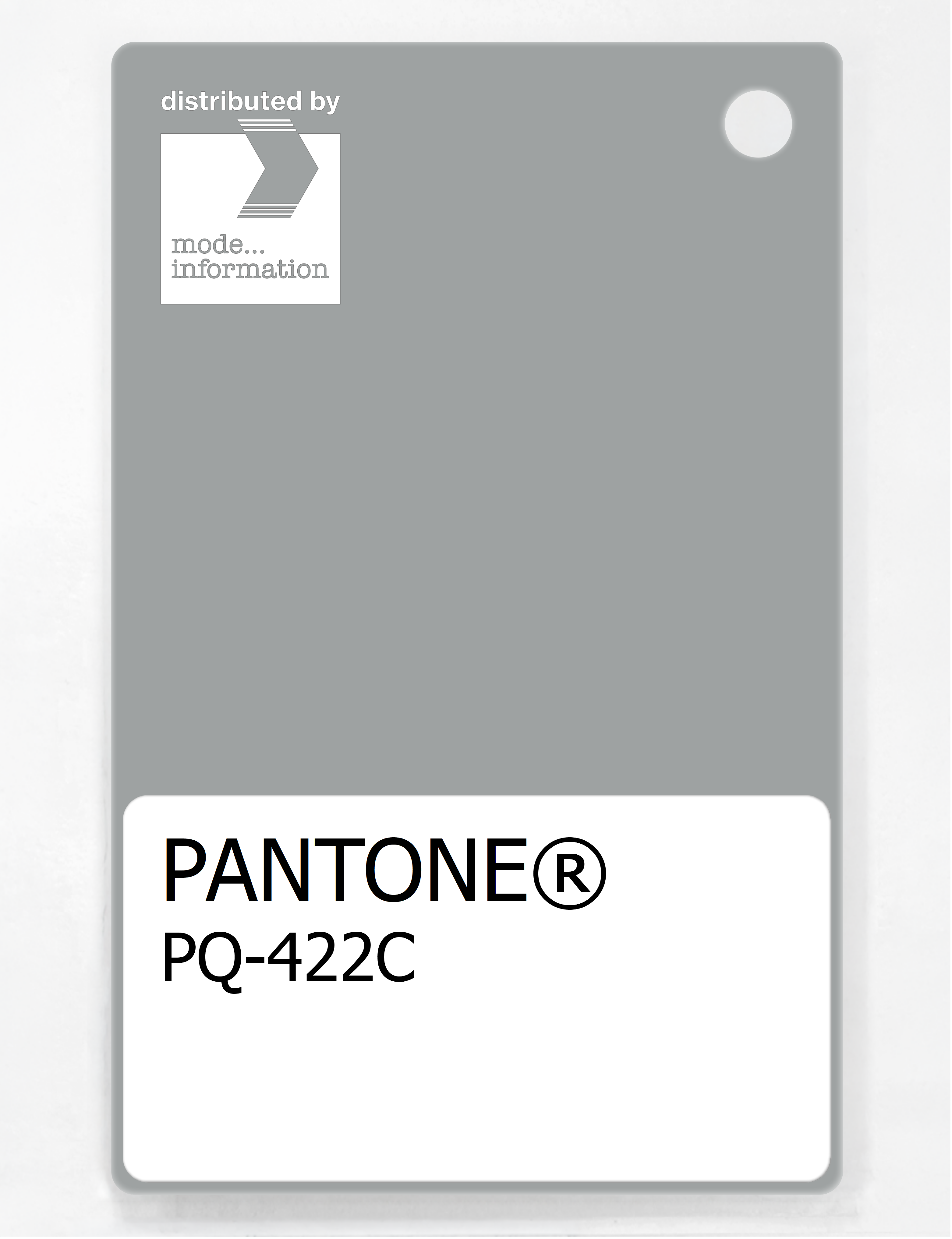 Product image 1 of the product “PANTONE® PLASTIC STANDARD CHIP PQ 422C ”