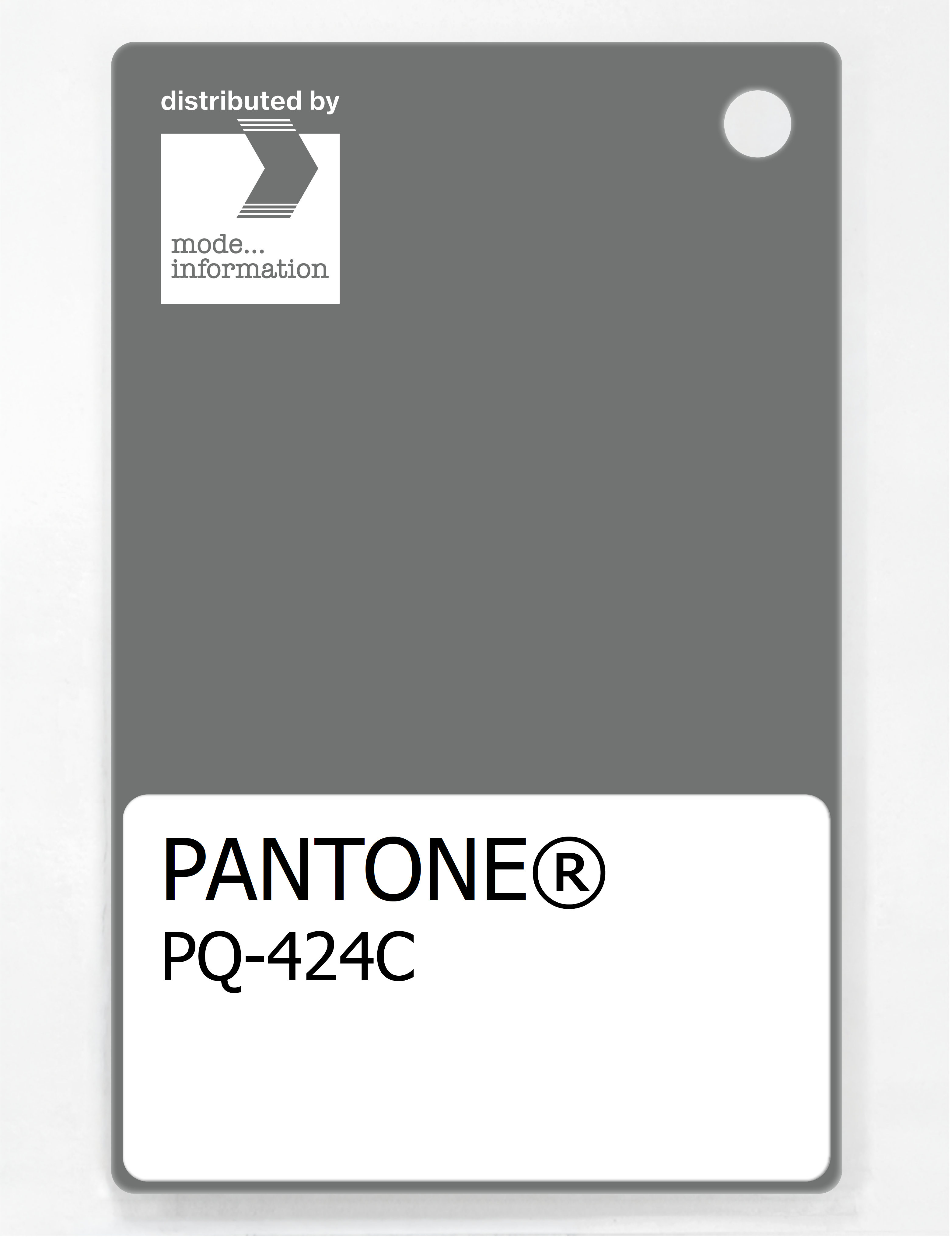 Product image 1 of the product “PANTONE® PLASTIC STANDARD CHIP PQ 424C ”