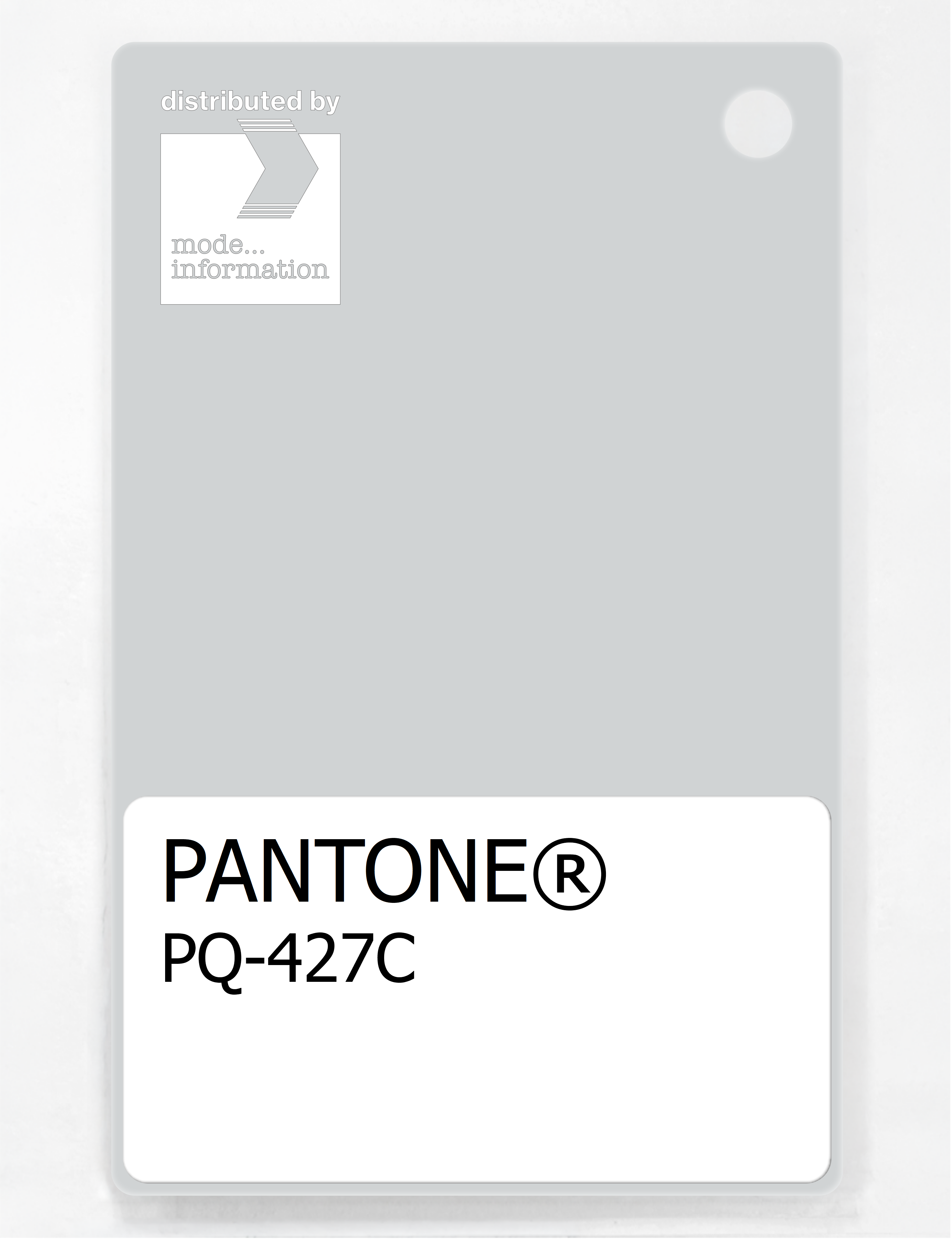 Product image 1 of the product “PANTONE® PLASTIC STANDARD CHIP PQ 427C ”
