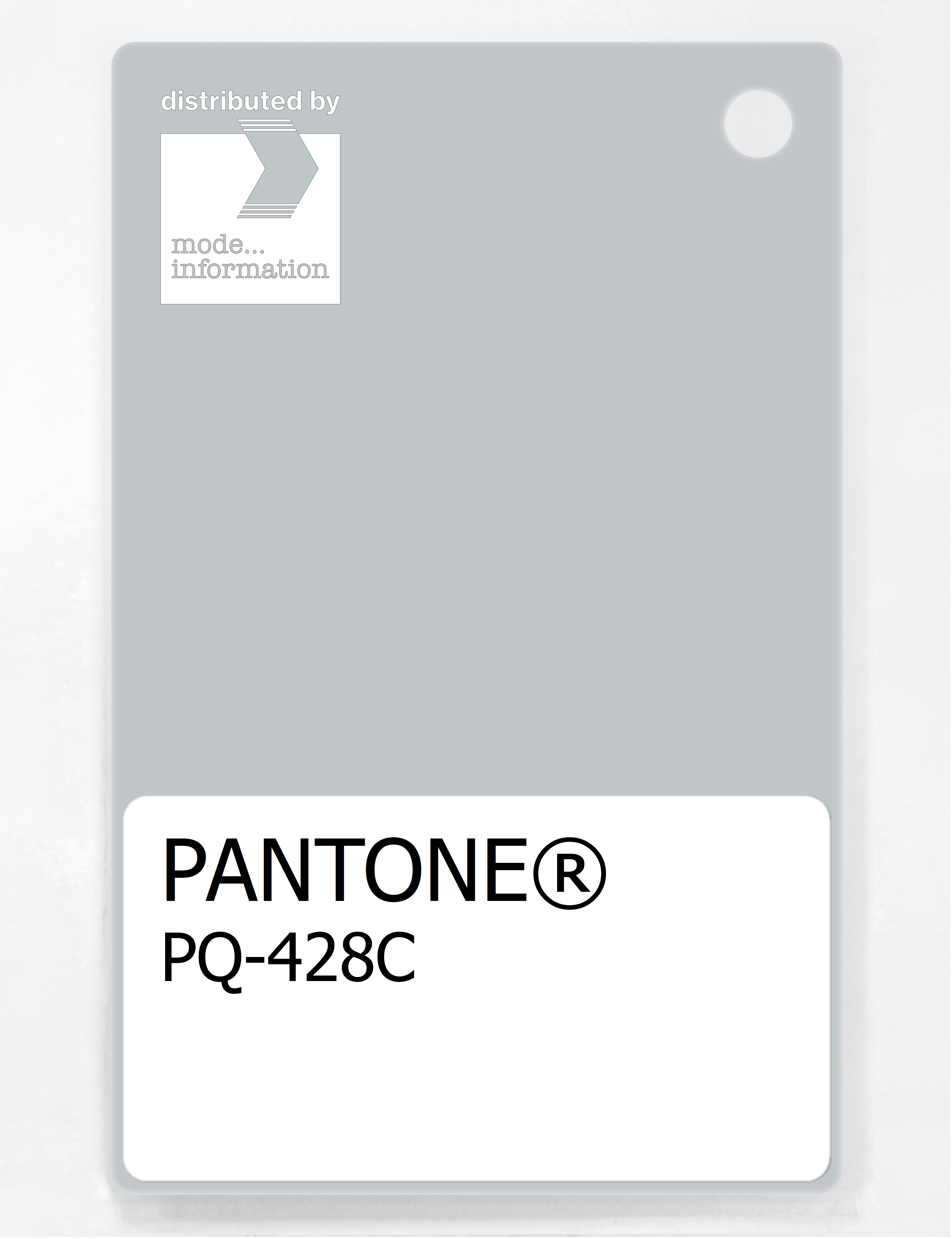Product image 1 of the product “PANTONE® PLASTIC STANDARD CHIP PQ 428C ”
