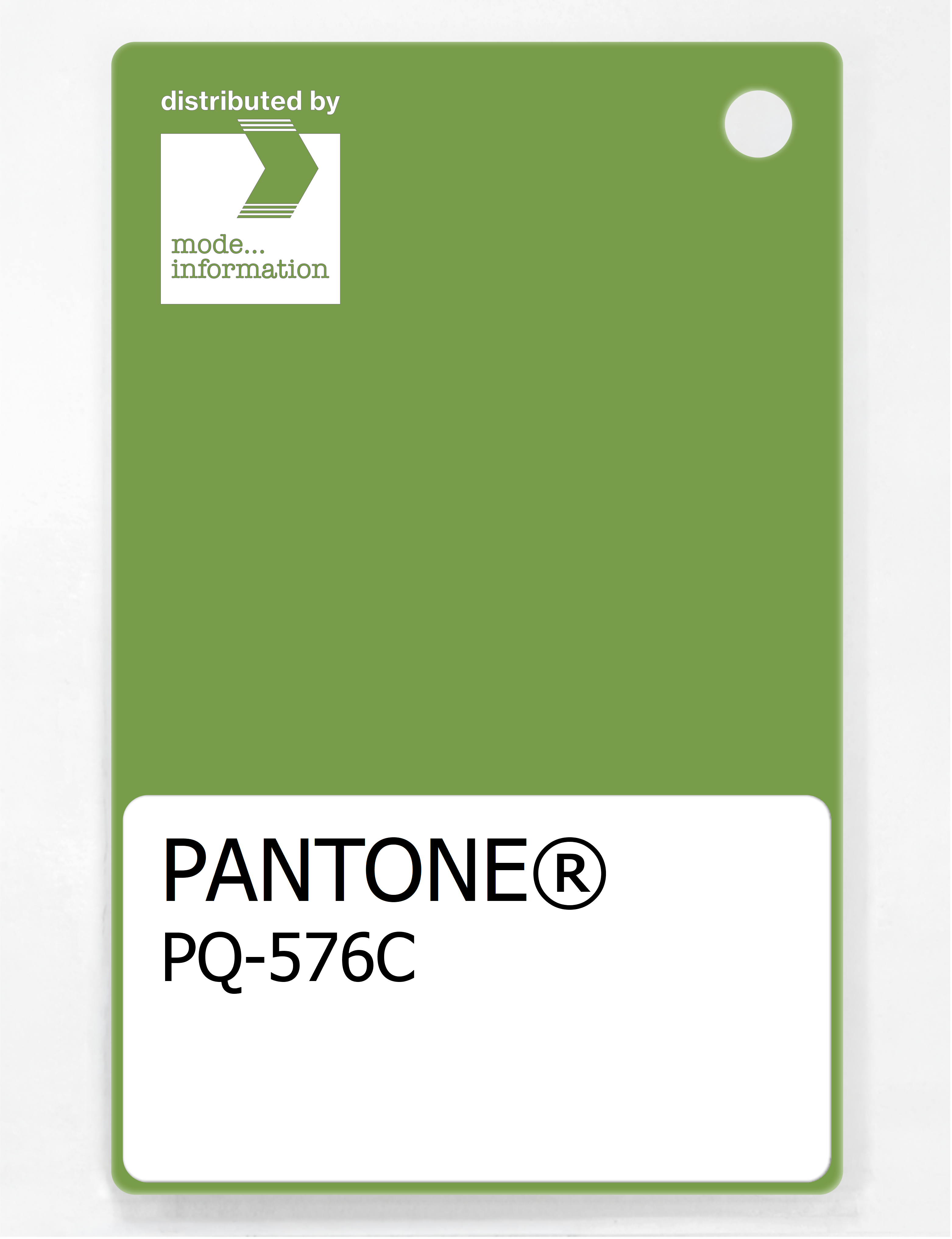 Product image 1 of the product “PANTONE® PLASTIC STANDARD CHIP PQ 576C ”