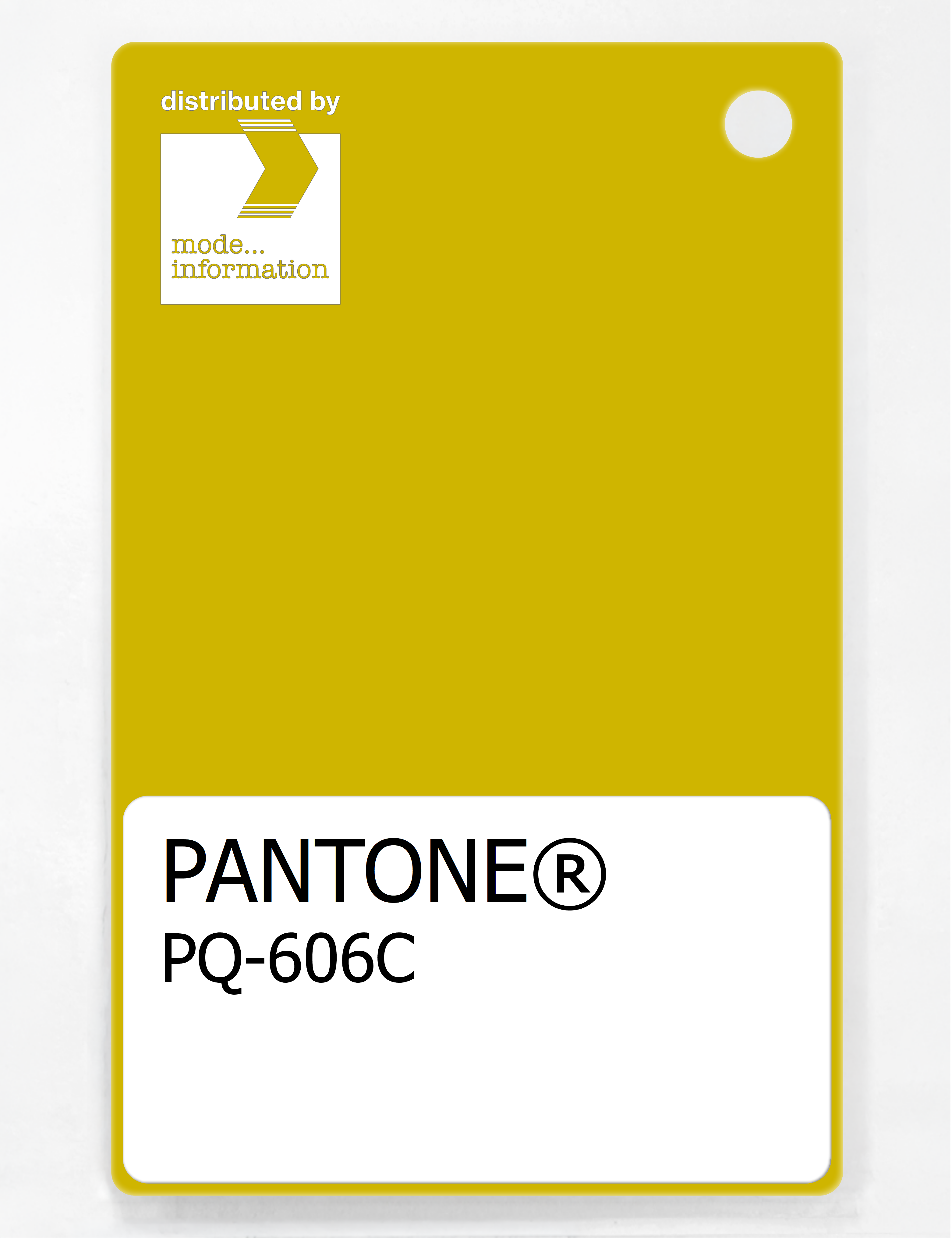 Product image 1 of the product “PANTONE® PLASTIC STANDARD CHIP PQ 606C ”