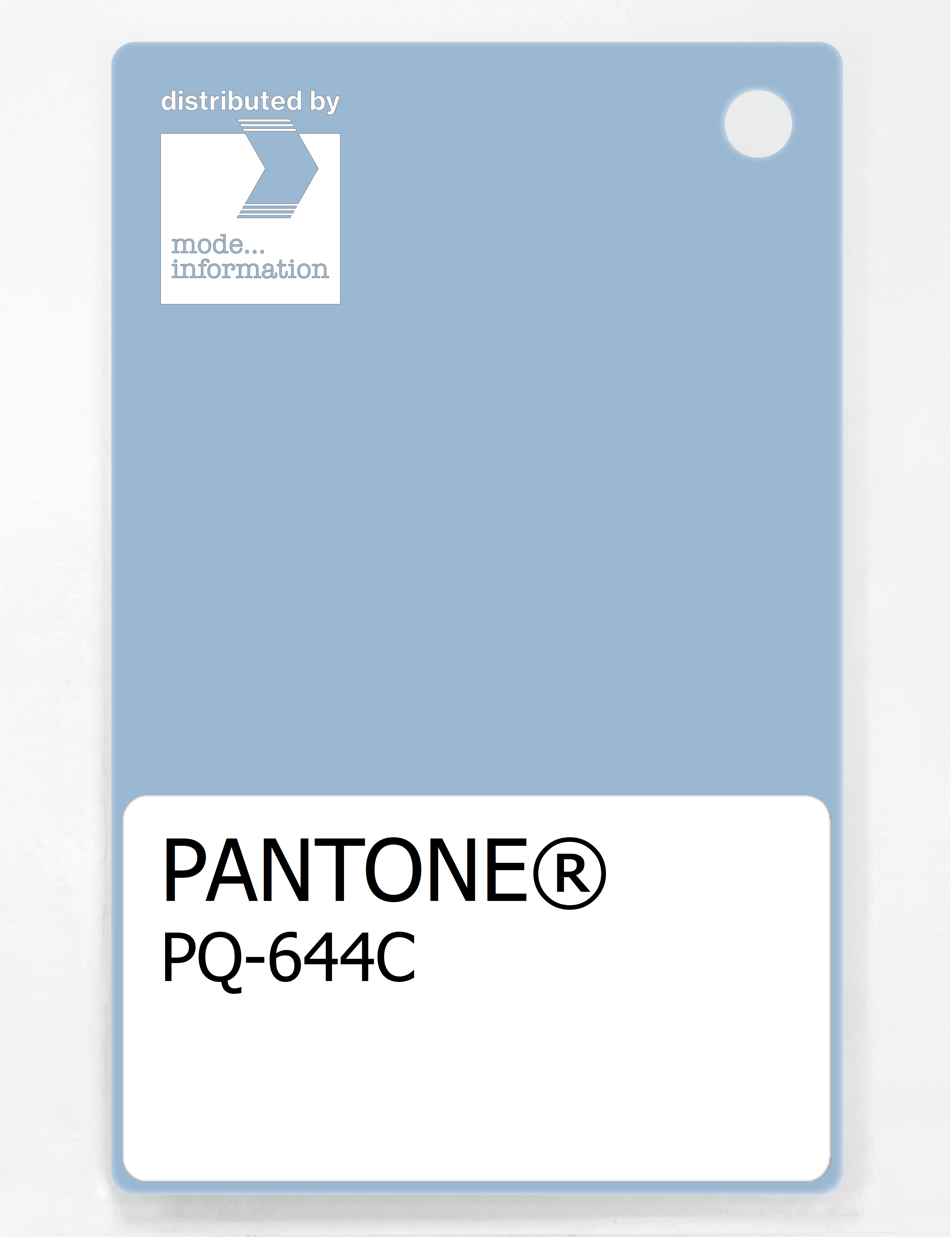 Product image 1 of the product “PANTONE® PLASTIC STANDARD CHIP PQ 644C ”