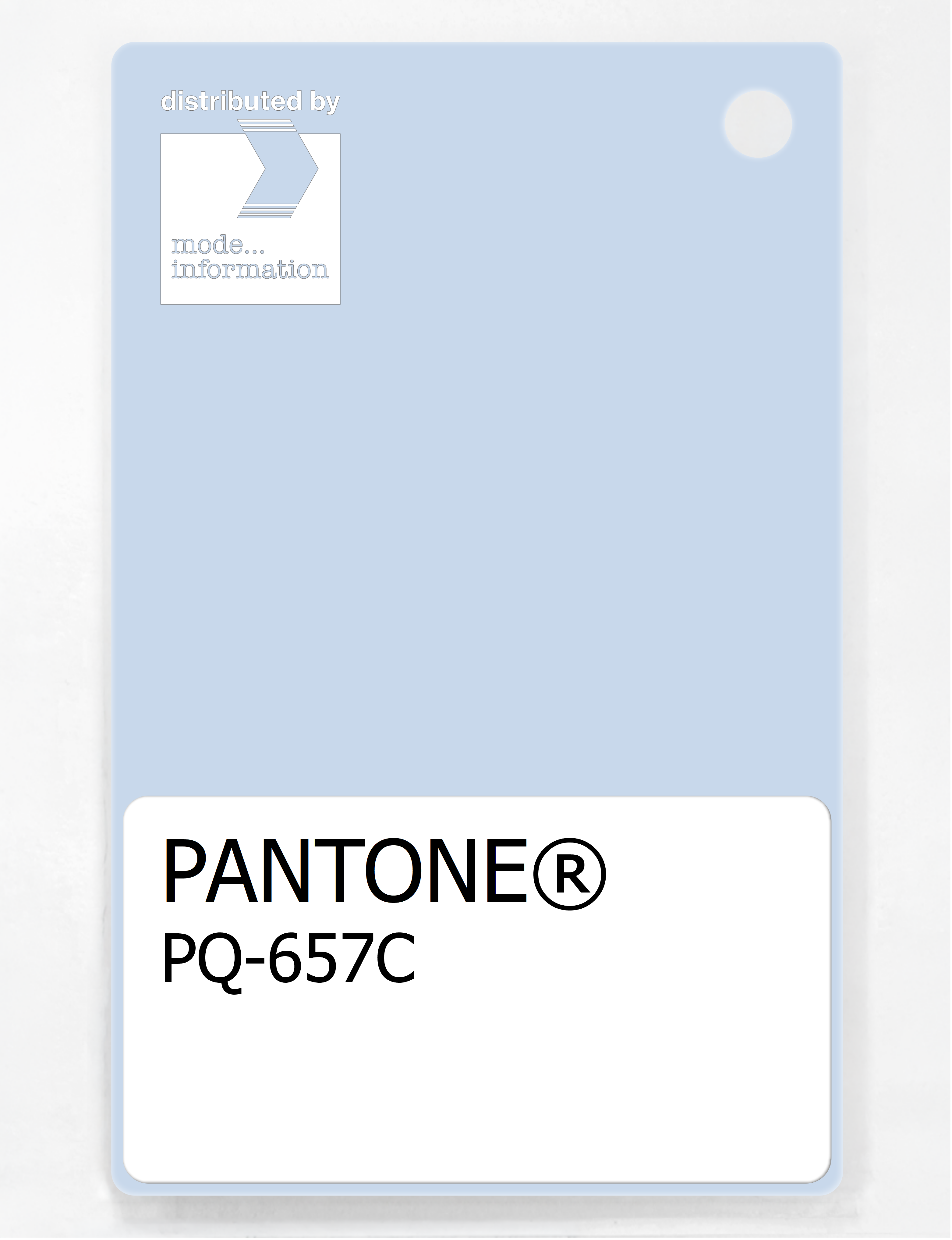 Product image 1 of the product “PANTONE® PLASTIC STANDARD CHIP PQ 657C ”