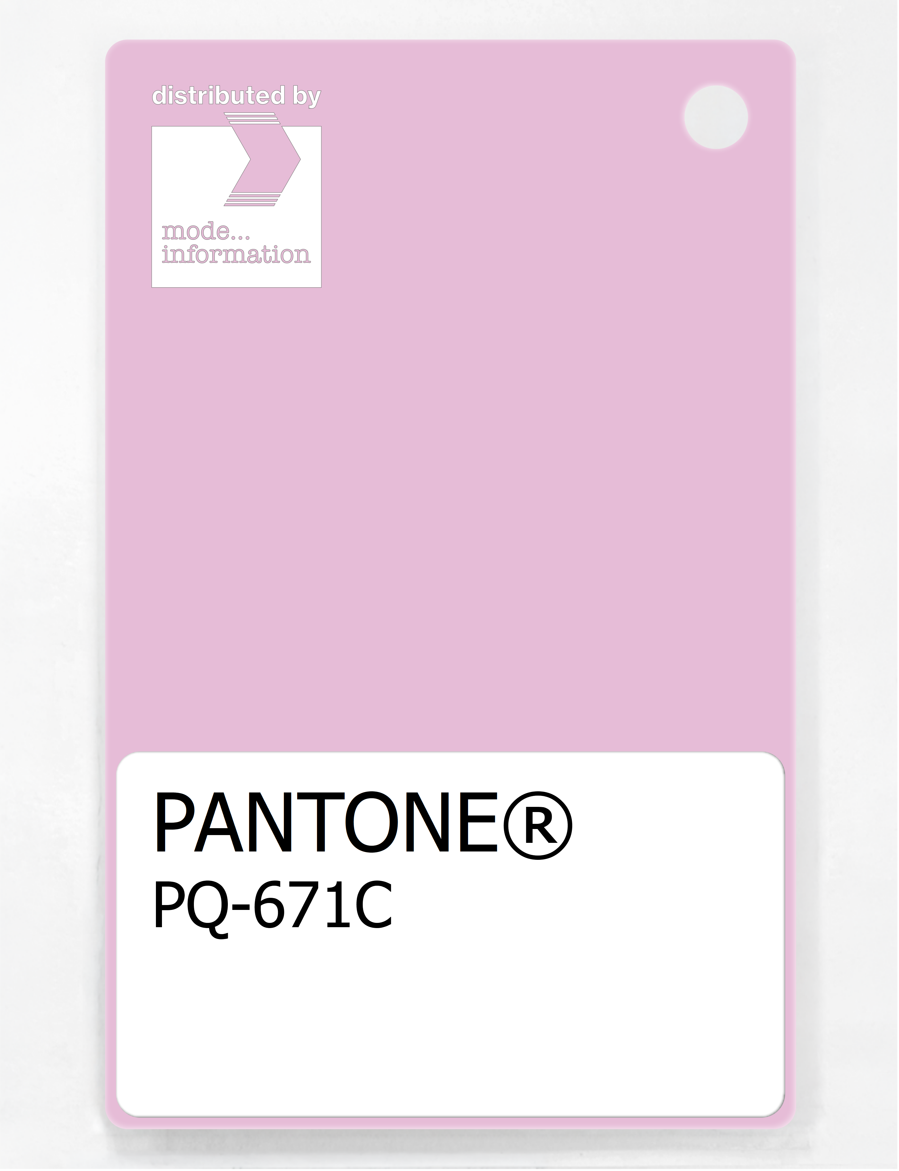 Artikelbild 1 des Artikels “PANTONE® PLASTIC STANDARD CHIP PQ 671C “