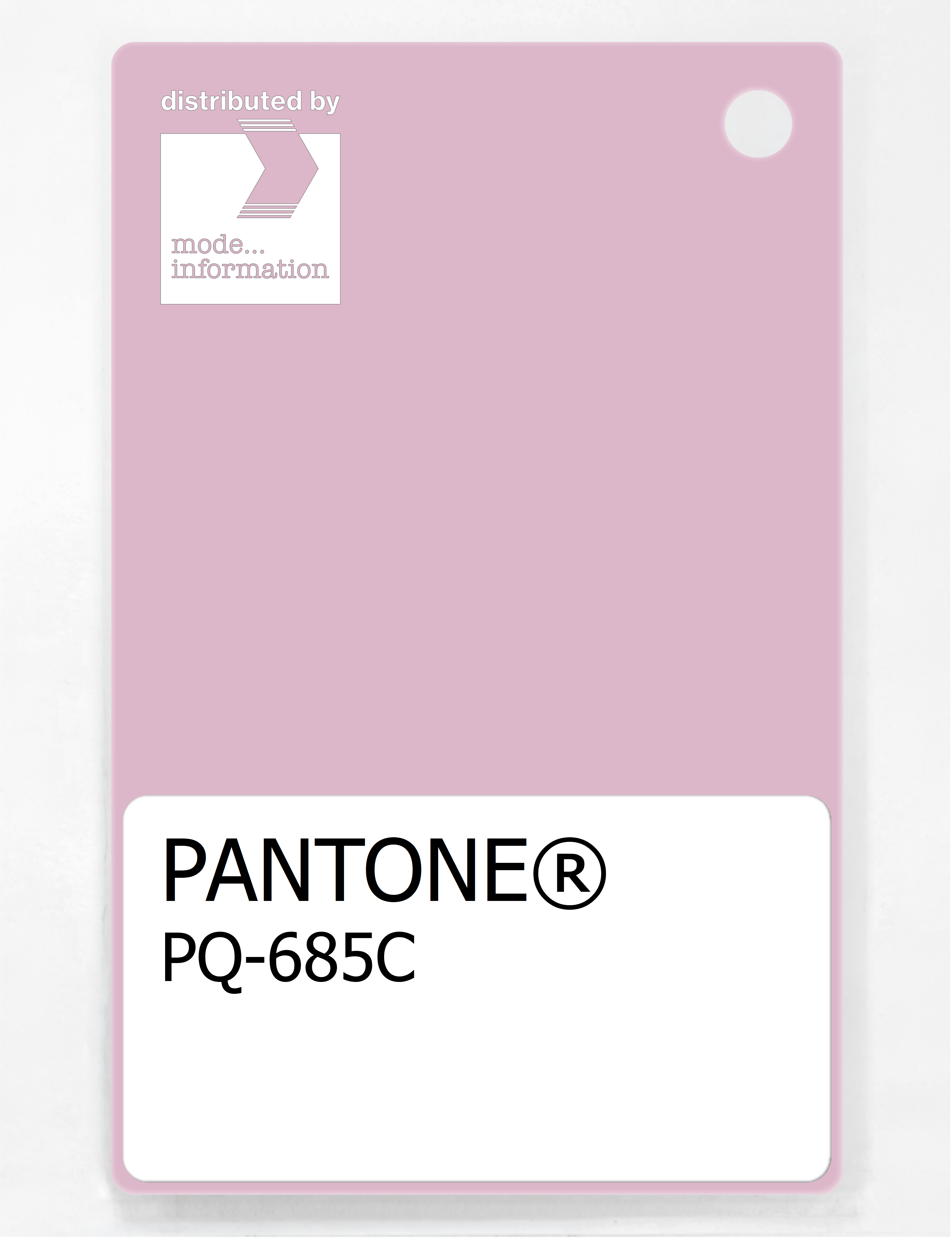 Product image 1 of the product “PANTONE® PLASTIC STANDARD CHIP PQ 685C ”
