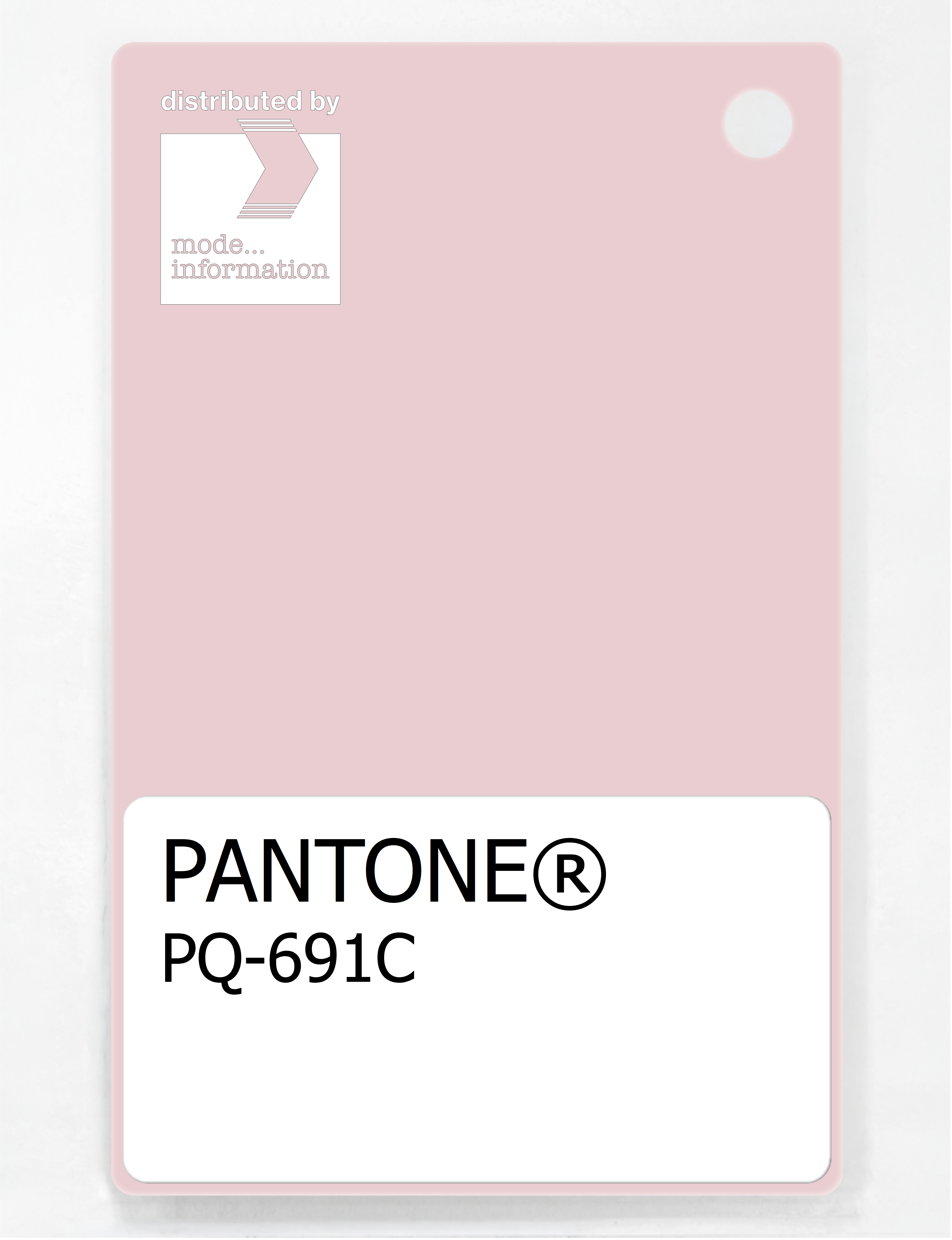 Product image 1 of the product “PANTONE® PLASTIC STANDARD CHIP PQ 691C ”