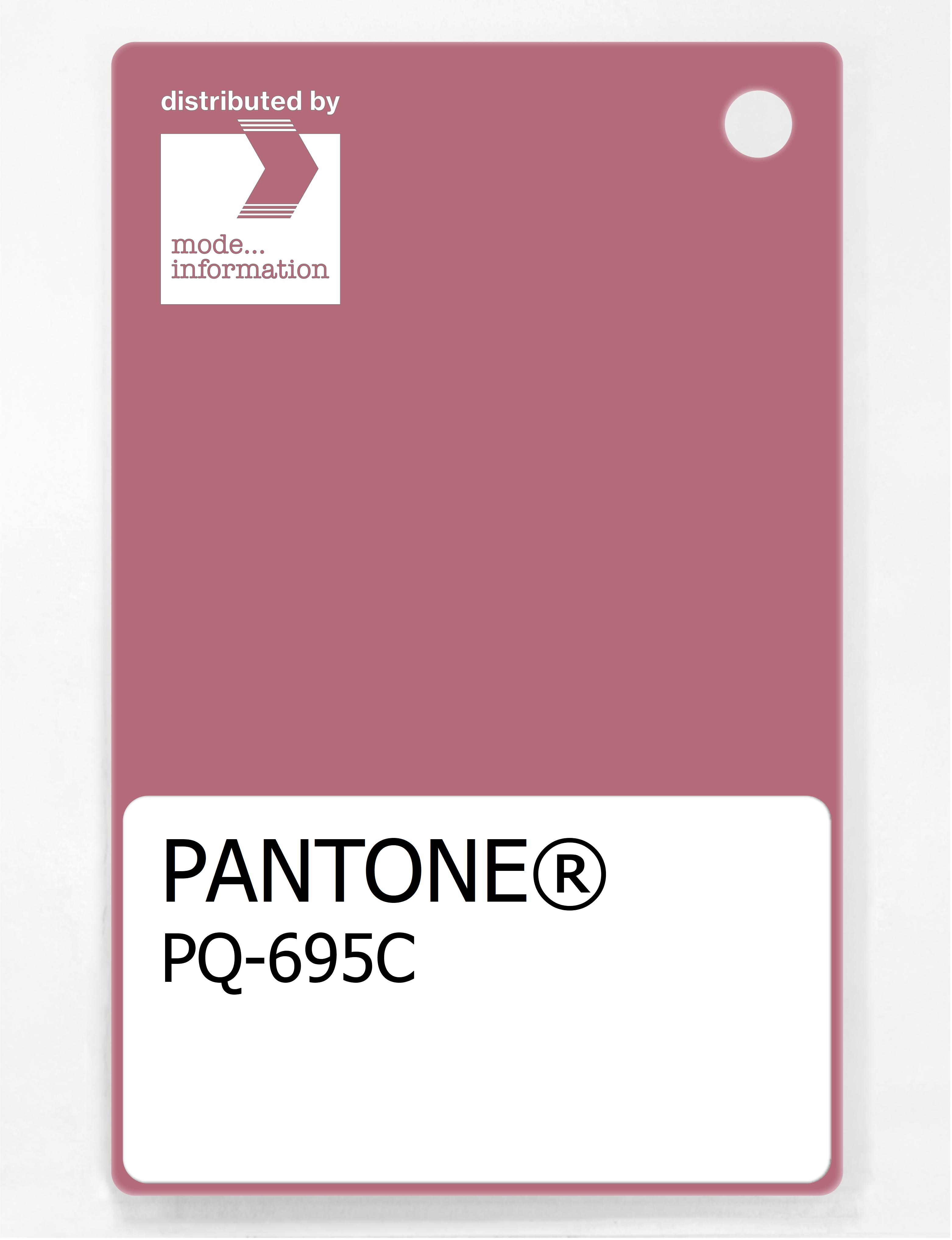 Product image 1 of the product “PANTONE® PLASTIC STANDARD CHIP PQ 695C ”