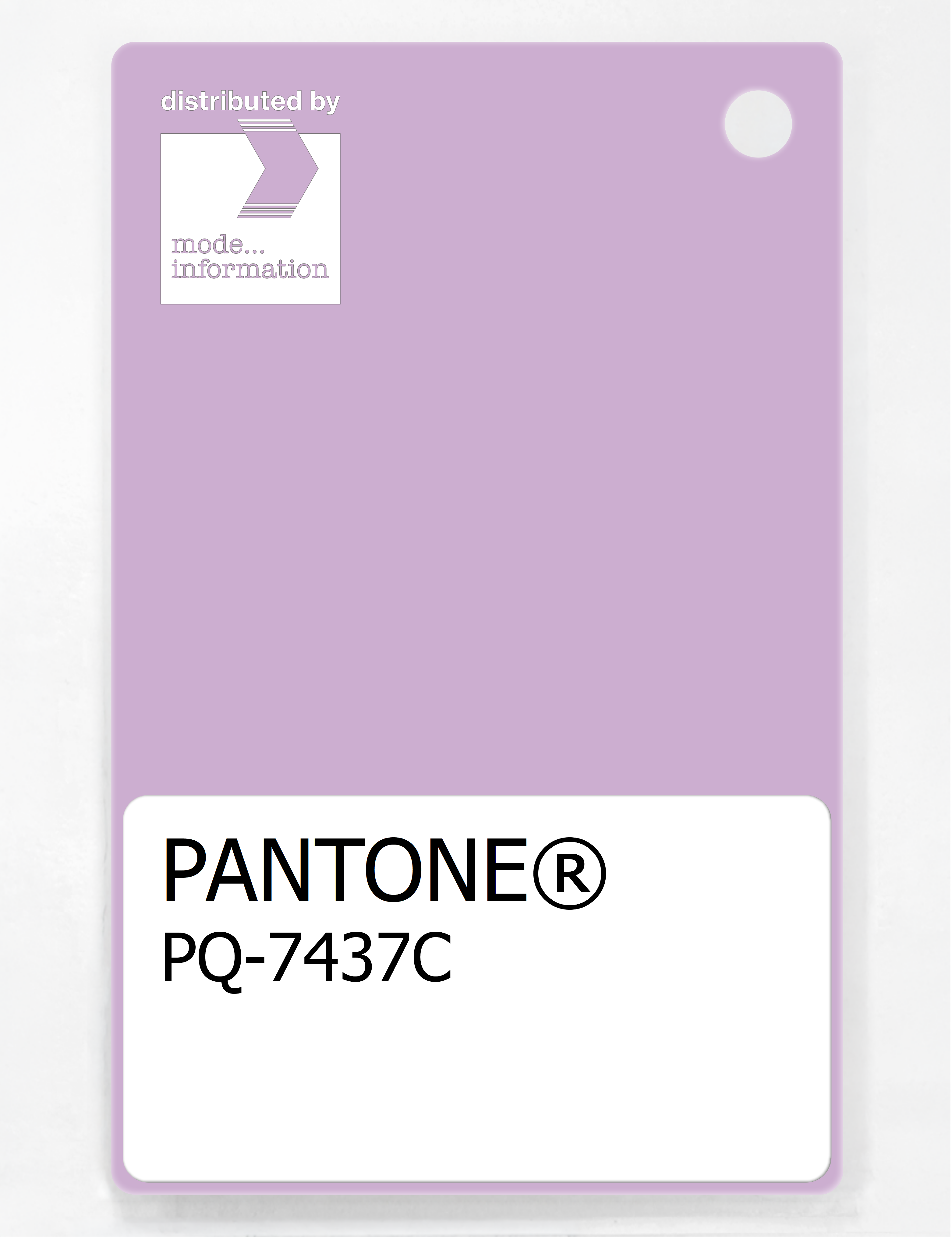 Product image 1 of the product “PANTONE® PLASTIC STANDARD CHIP PQ 7437C ”