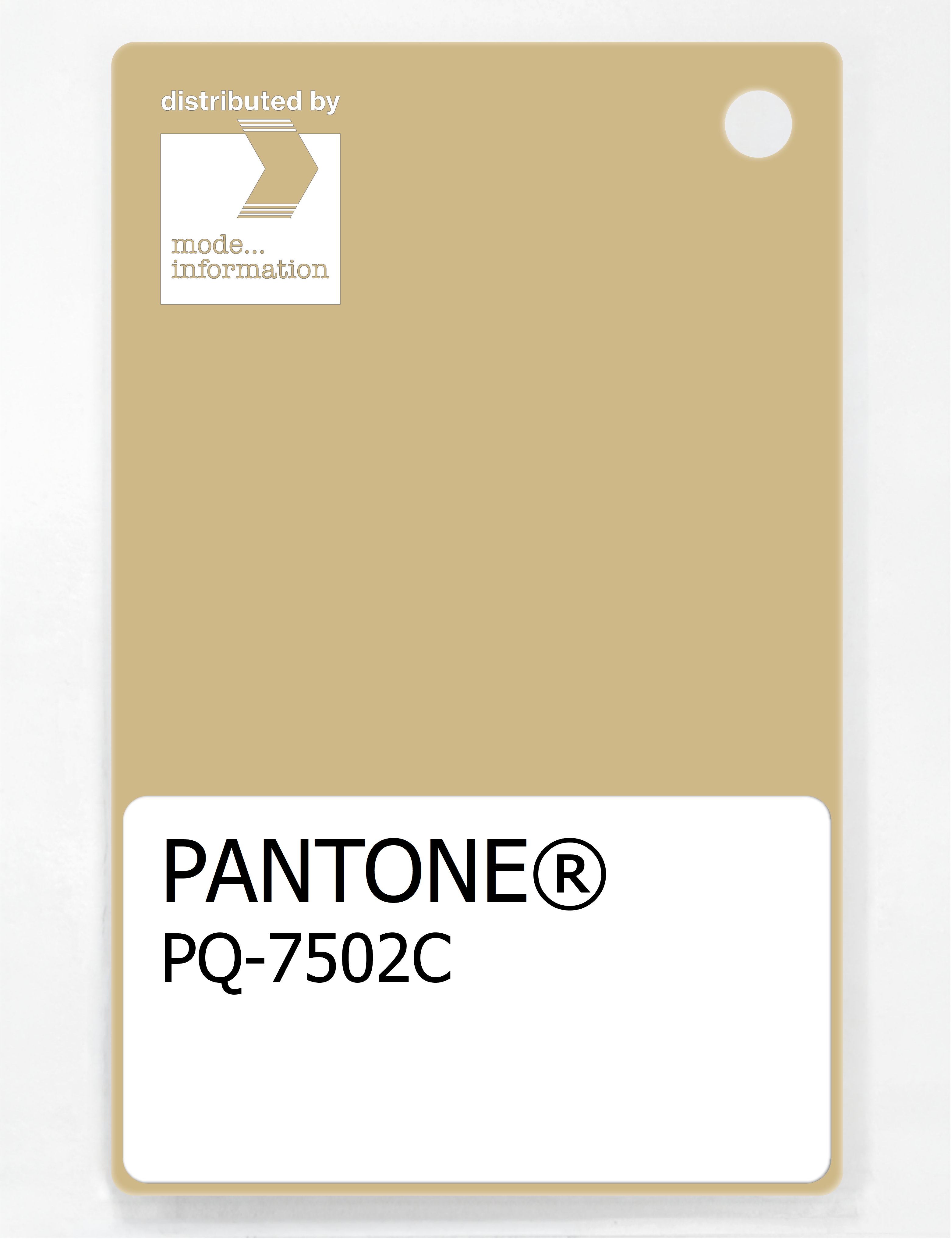 Product image 1 of the product “PANTONE® PLASTIC STANDARD CHIP PQ 7502C ”