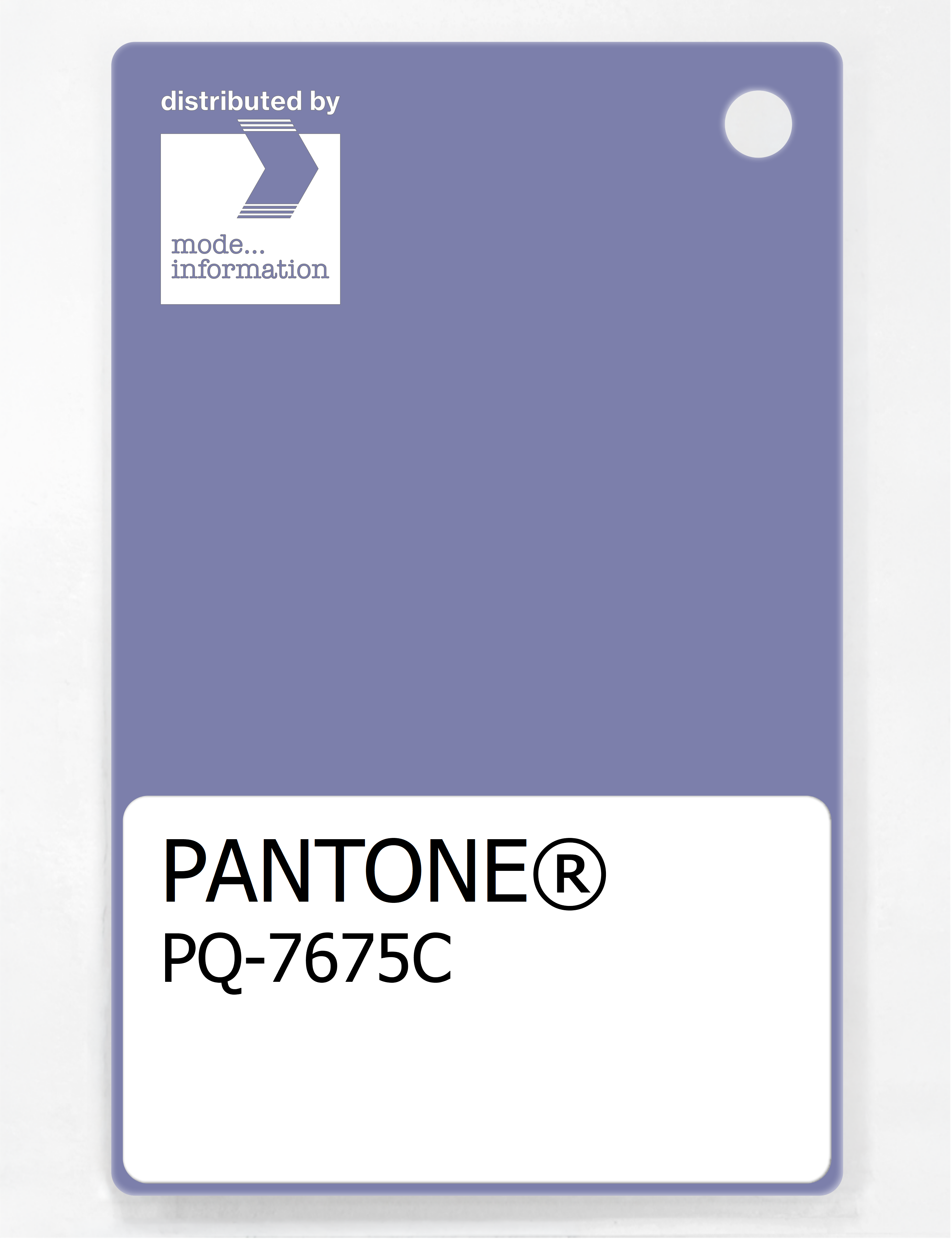 Product image 1 of the product “PANTONE® PLASTIC STANDARD CHIP PQ 7675C ”