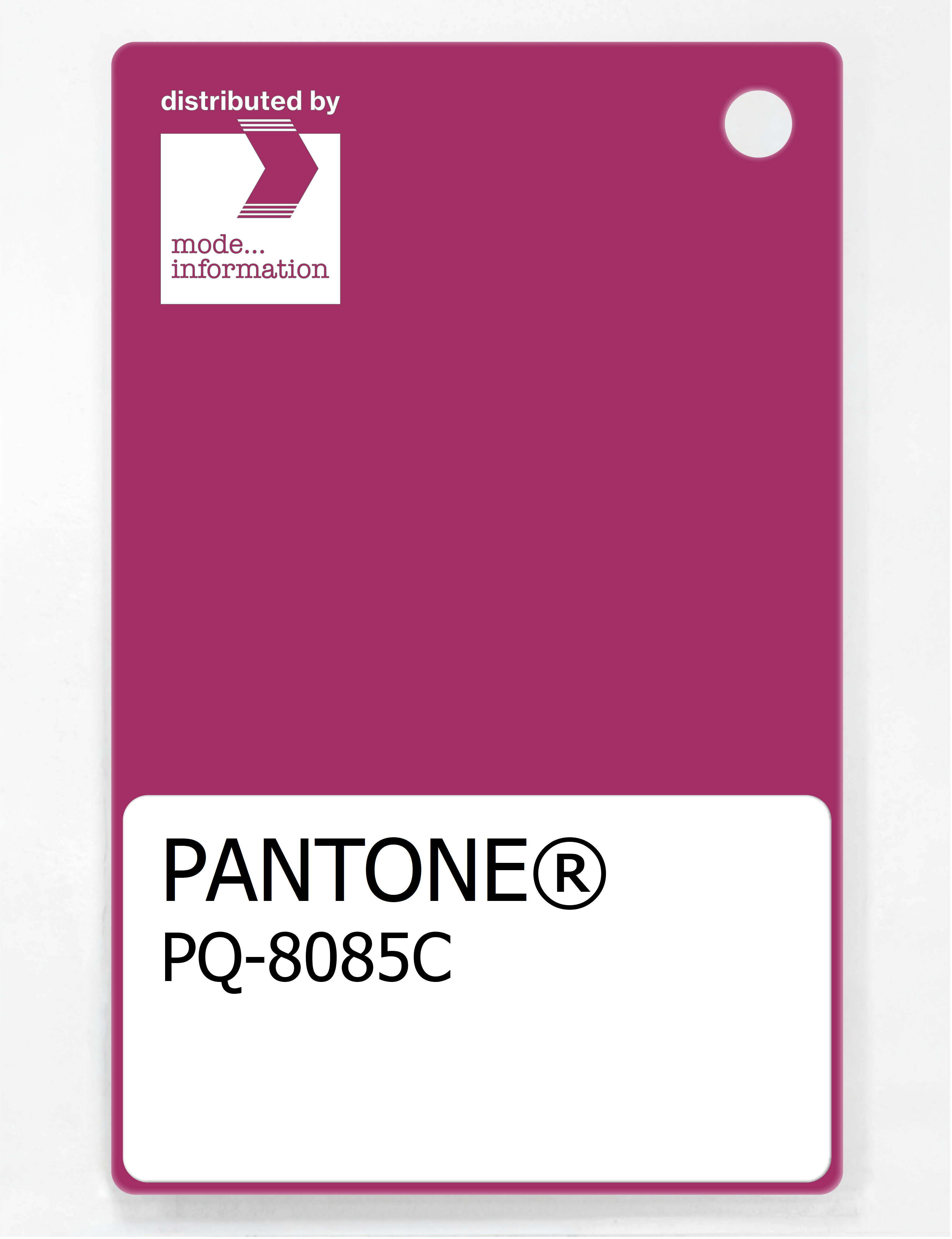 Product image 1 of the product “PANTONE® PLASTIC STANDARD CHIP PQ 8085C ”