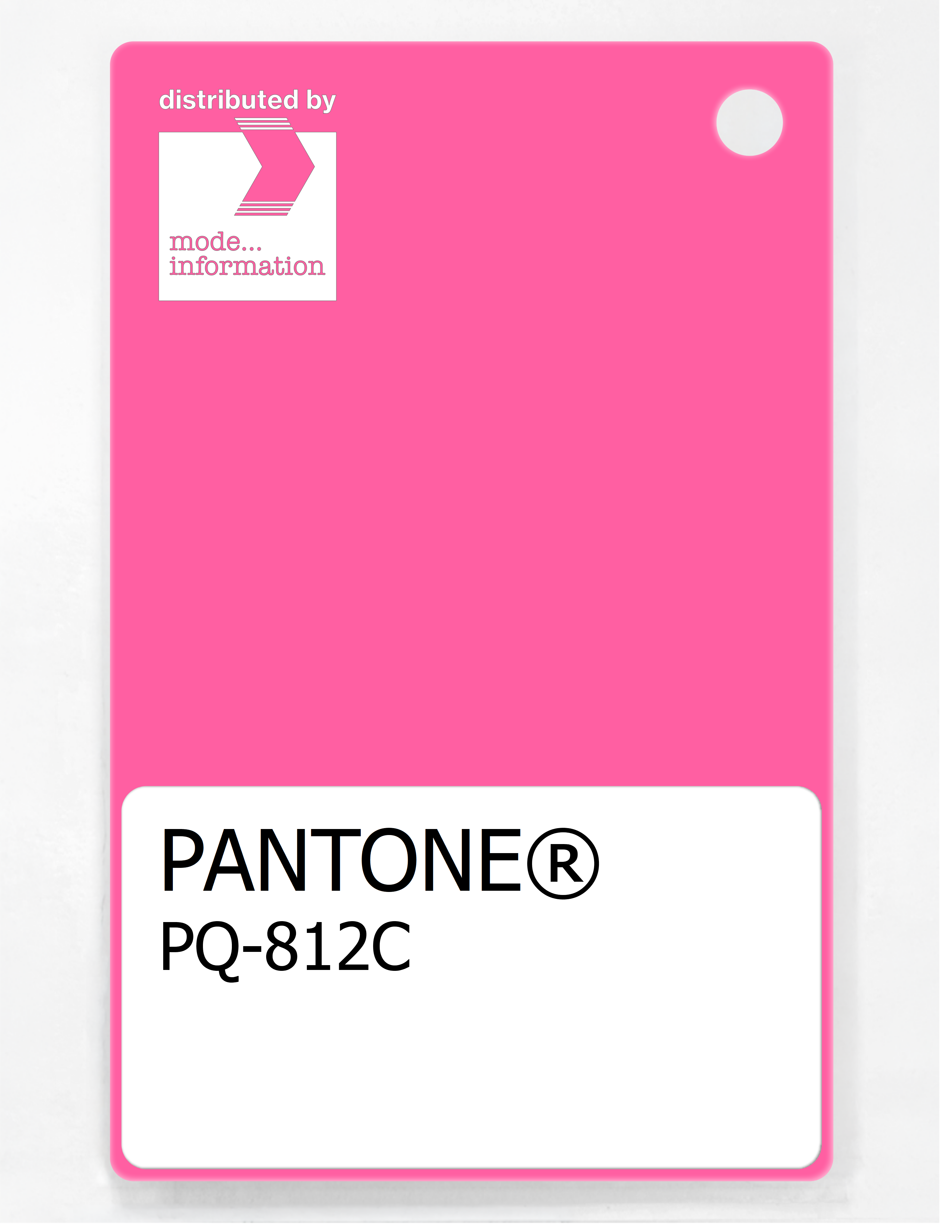 Product image 1 of the product “PANTONE® PLASTIC STANDARD CHIP PQ 812C ”
