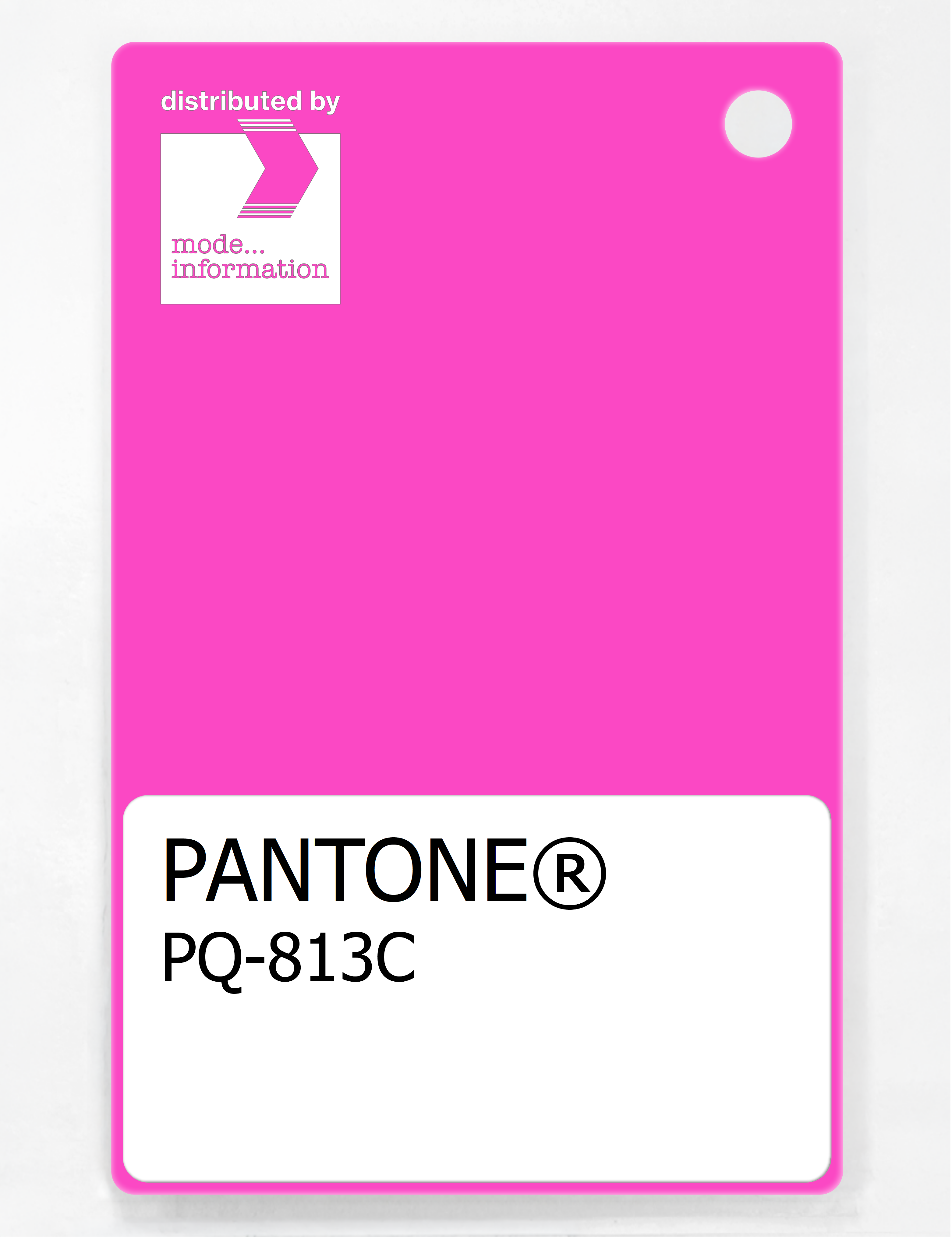 Product image 1 of the product “PANTONE® PLASTIC STANDARD CHIP PQ 813C ”