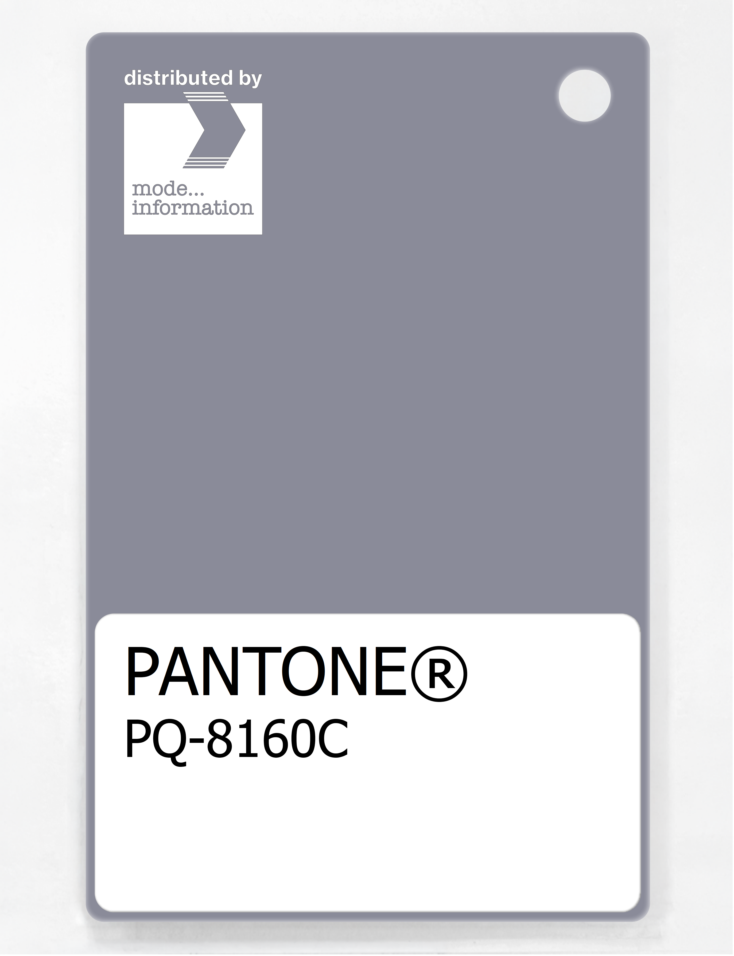 Product image 1 of the product “PANTONE® PLASTIC STANDARD CHIP PQ 8160C ”