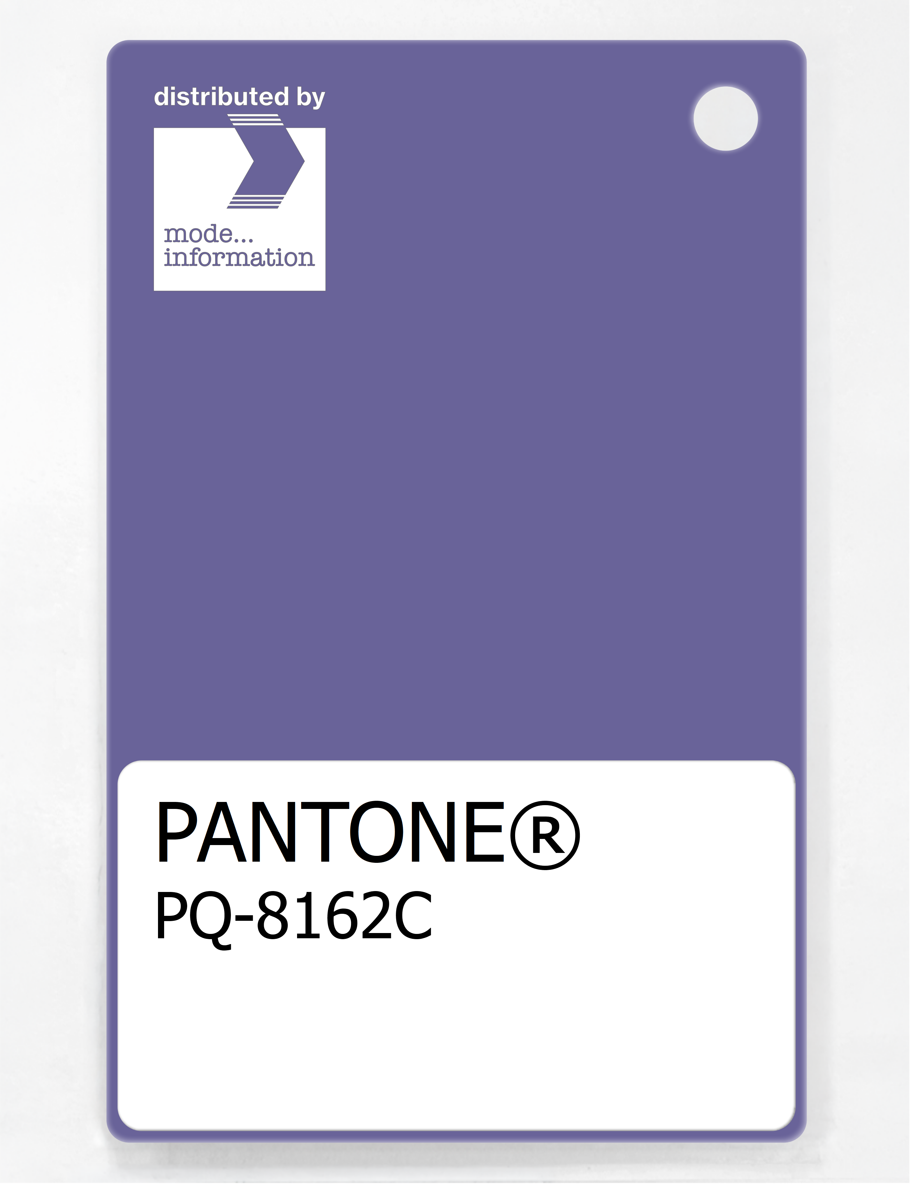 Product image 1 of the product “PANTONE® PLASTIC STANDARD CHIP PQ 8162C ”
