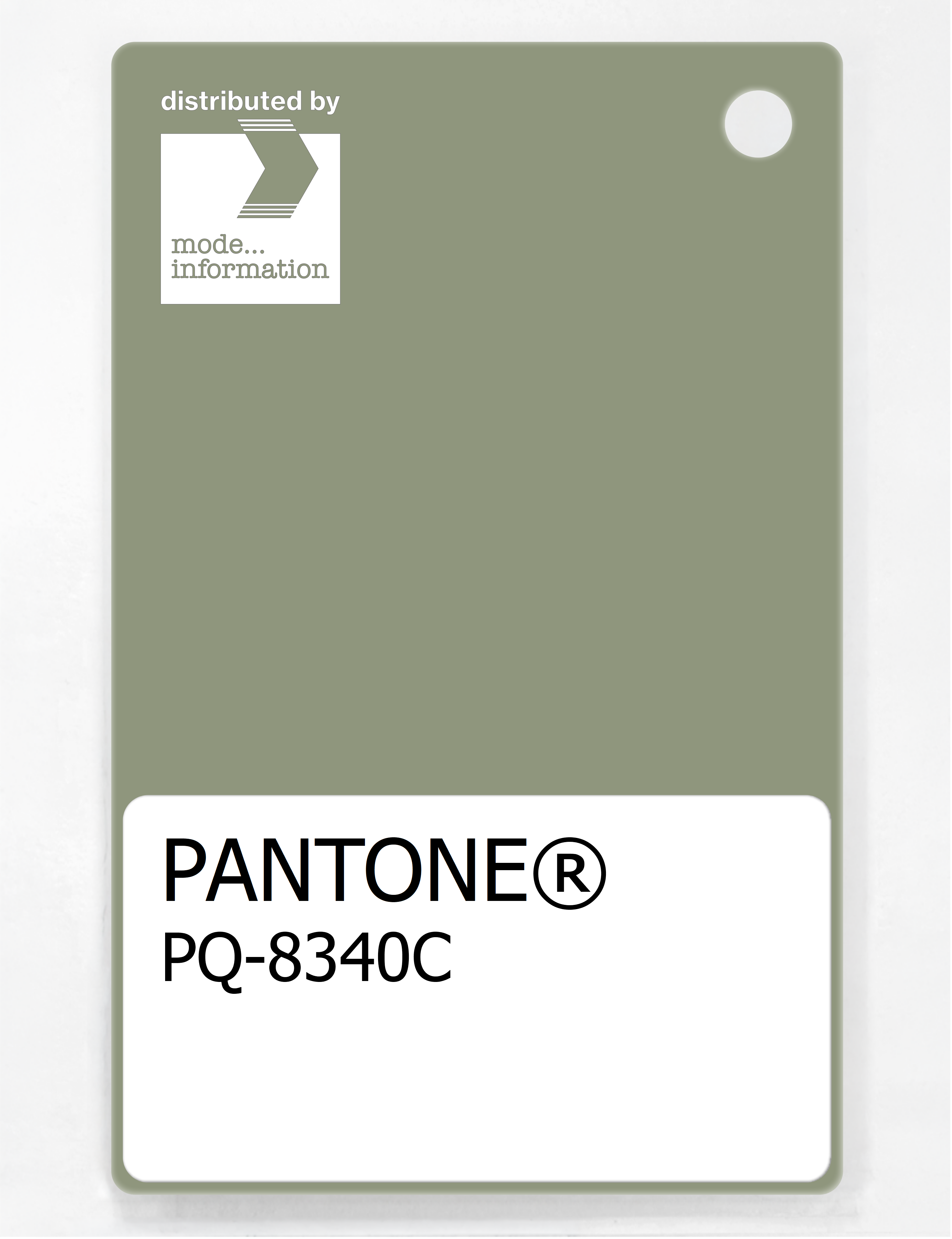 Product image 1 of the product “PANTONE® PLASTIC STANDARD CHIP PQ 8340C ”