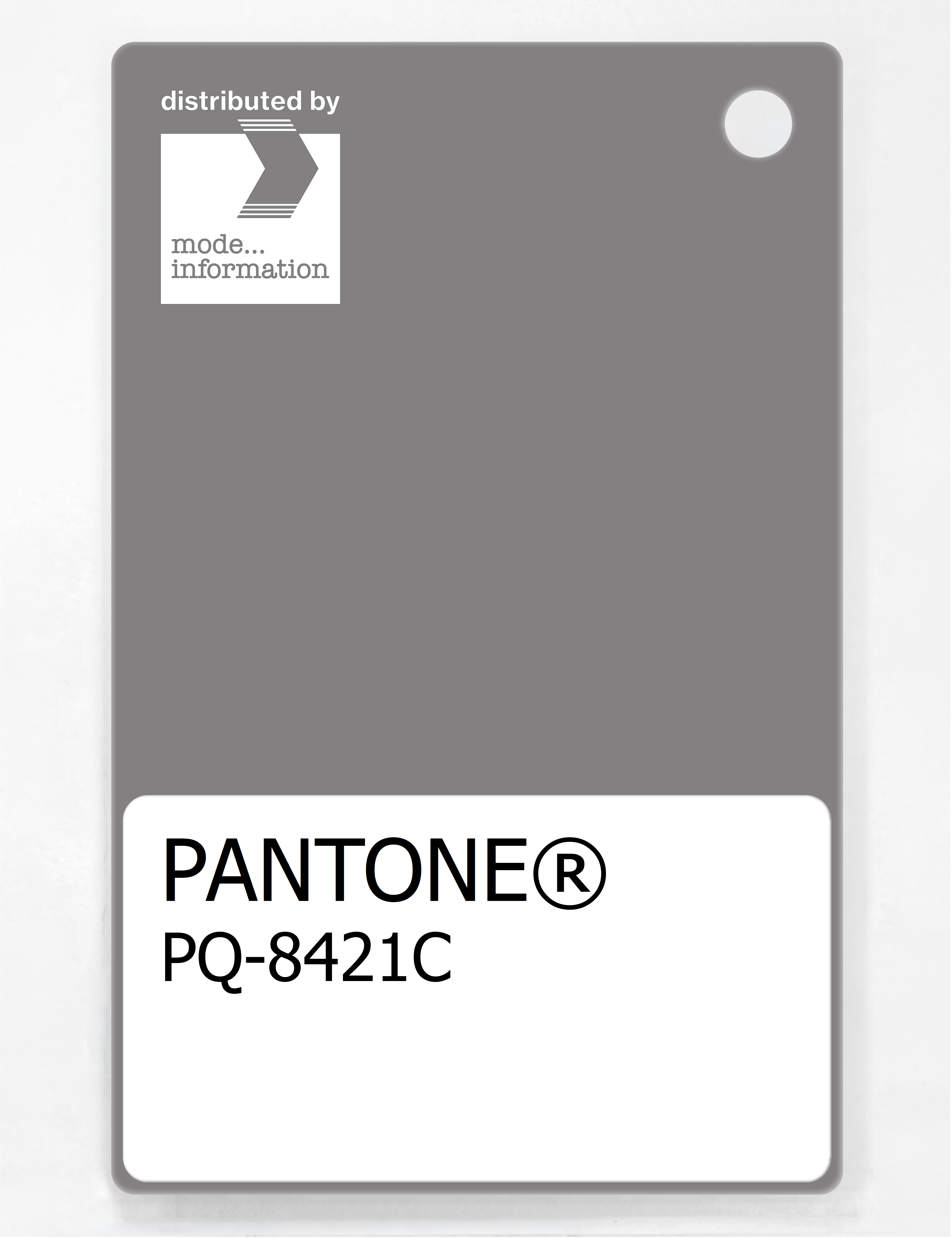 Product image 1 of the product “PANTONE® PLASTIC STANDARD CHIP PQ 8421C ”