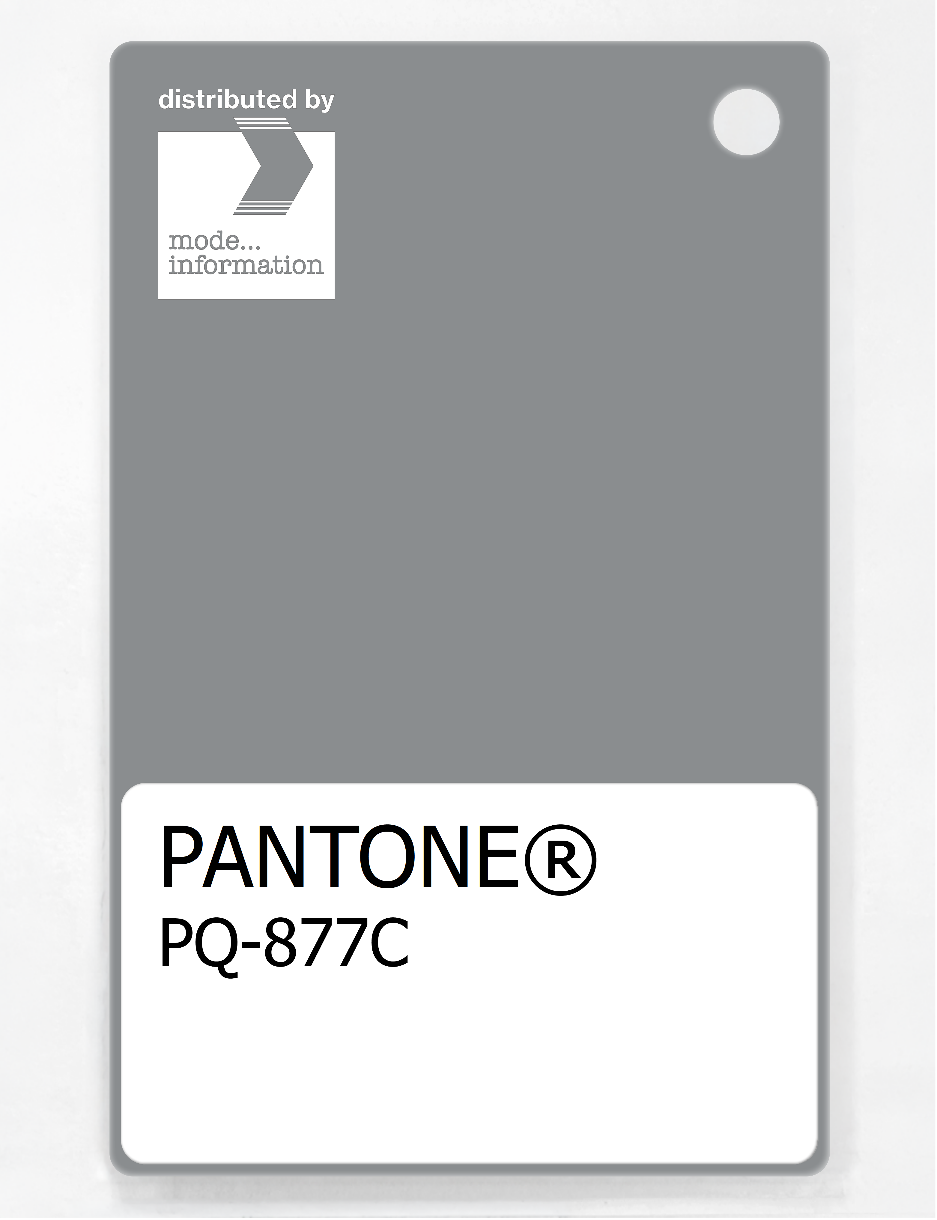 Product image 1 of the product “PANTONE® PLASTIC STANDARD CHIP PQ 877C ”